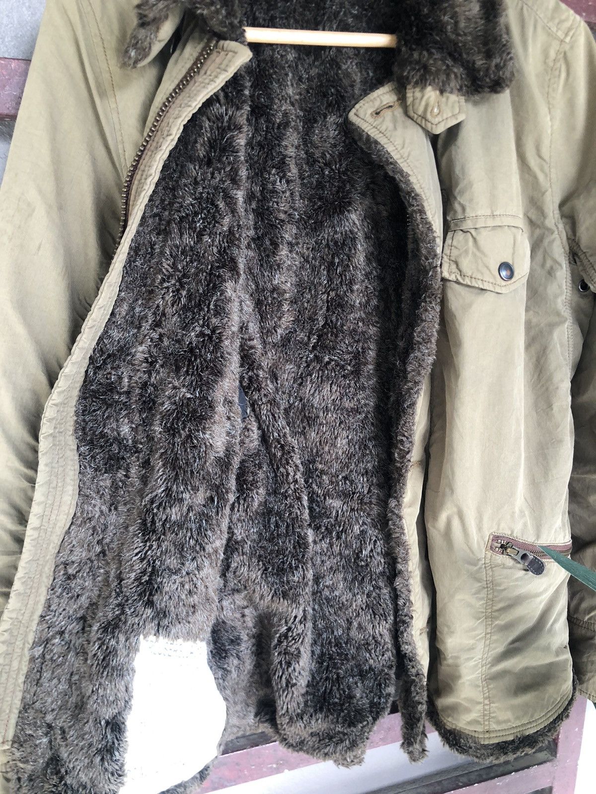 🔥Steal🔥Johnbull Kojima Japan Fur Jacket Multiple Pocket