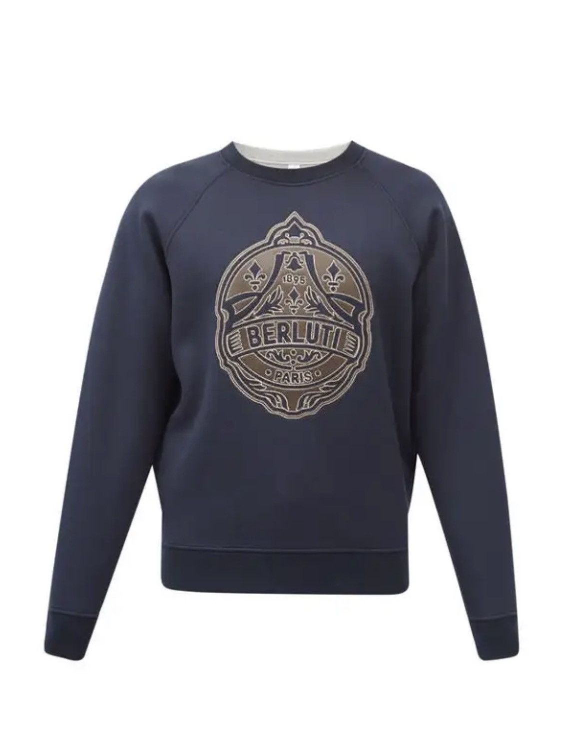 Berluti Berluti pullover sweatshirt full sleeves NWT leather patch Size US XS / EU 42 / 0 - 1 Thumbnail