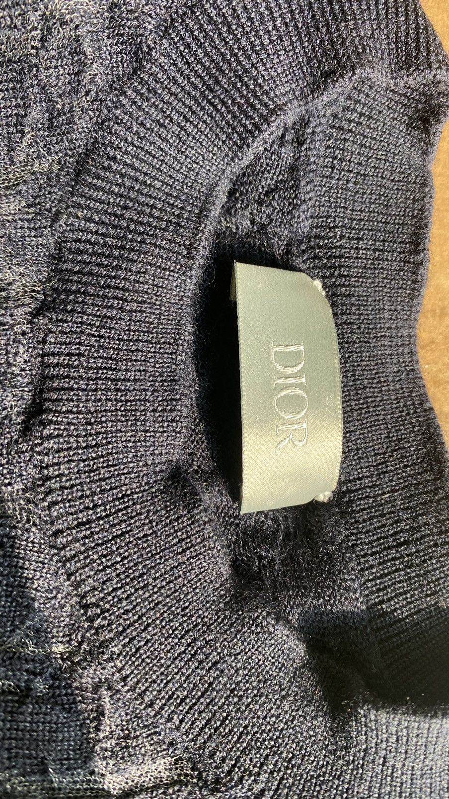 Dior Dior oblique see thru sweater knitwear excellent condition Size US S / EU 44-46 / 1 - 11 Thumbnail