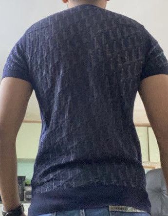 Dior Dior oblique see thru sweater knitwear excellent condition Size US S / EU 44-46 / 1 - 14 Thumbnail