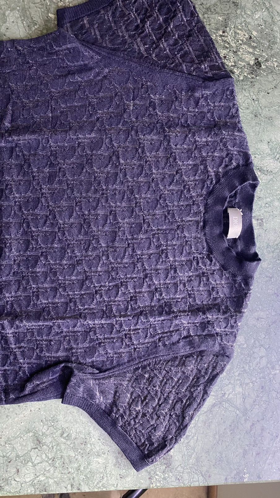Dior Dior oblique see thru sweater knitwear excellent condition Size US S / EU 44-46 / 1 - 3 Thumbnail