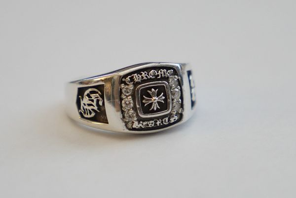 Chrome Hearts *RARE* Chrome Hearts Championship Ring Factory Diamond ...