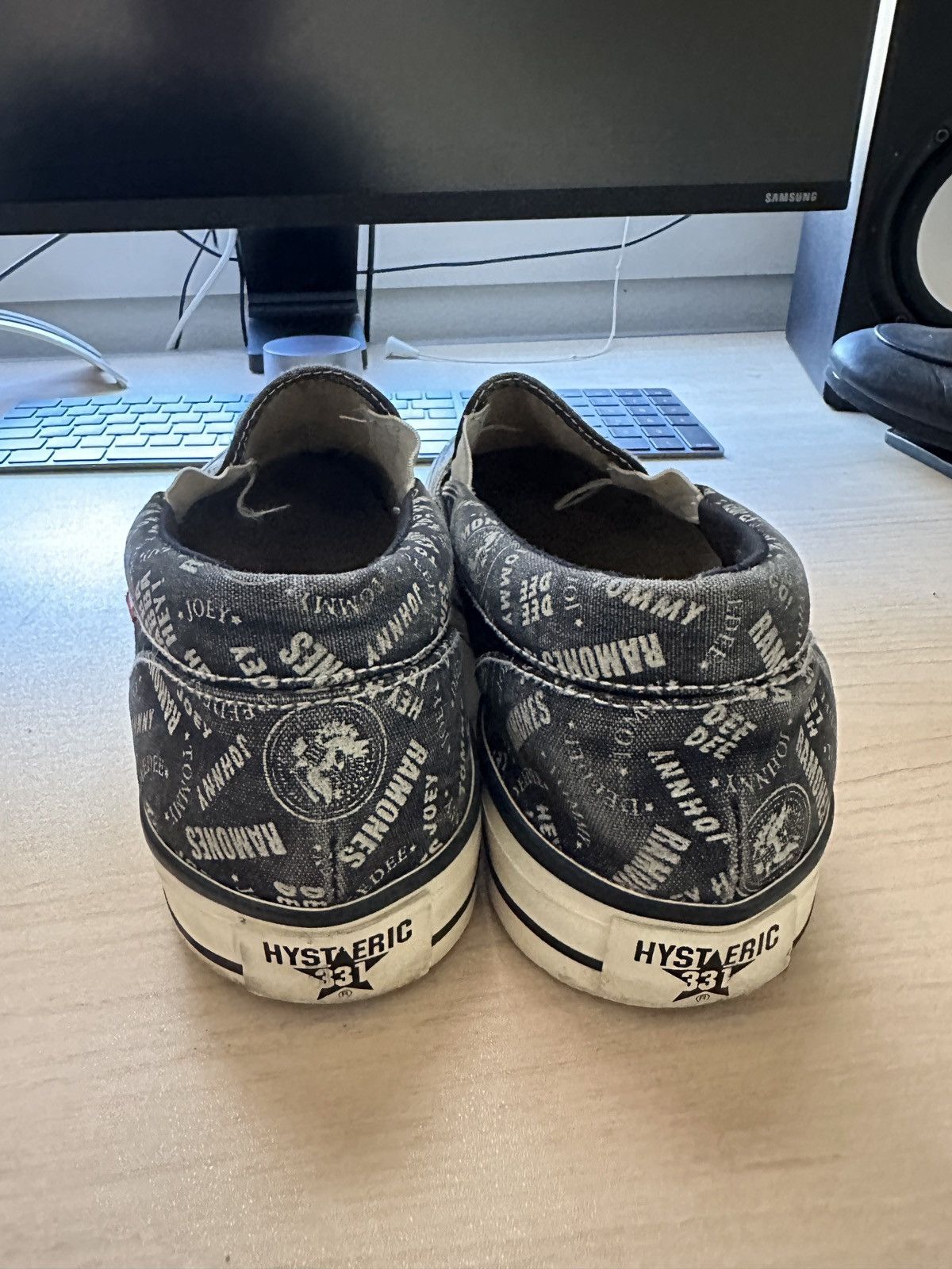 Hysteric Glamour Ramones Slip Ons