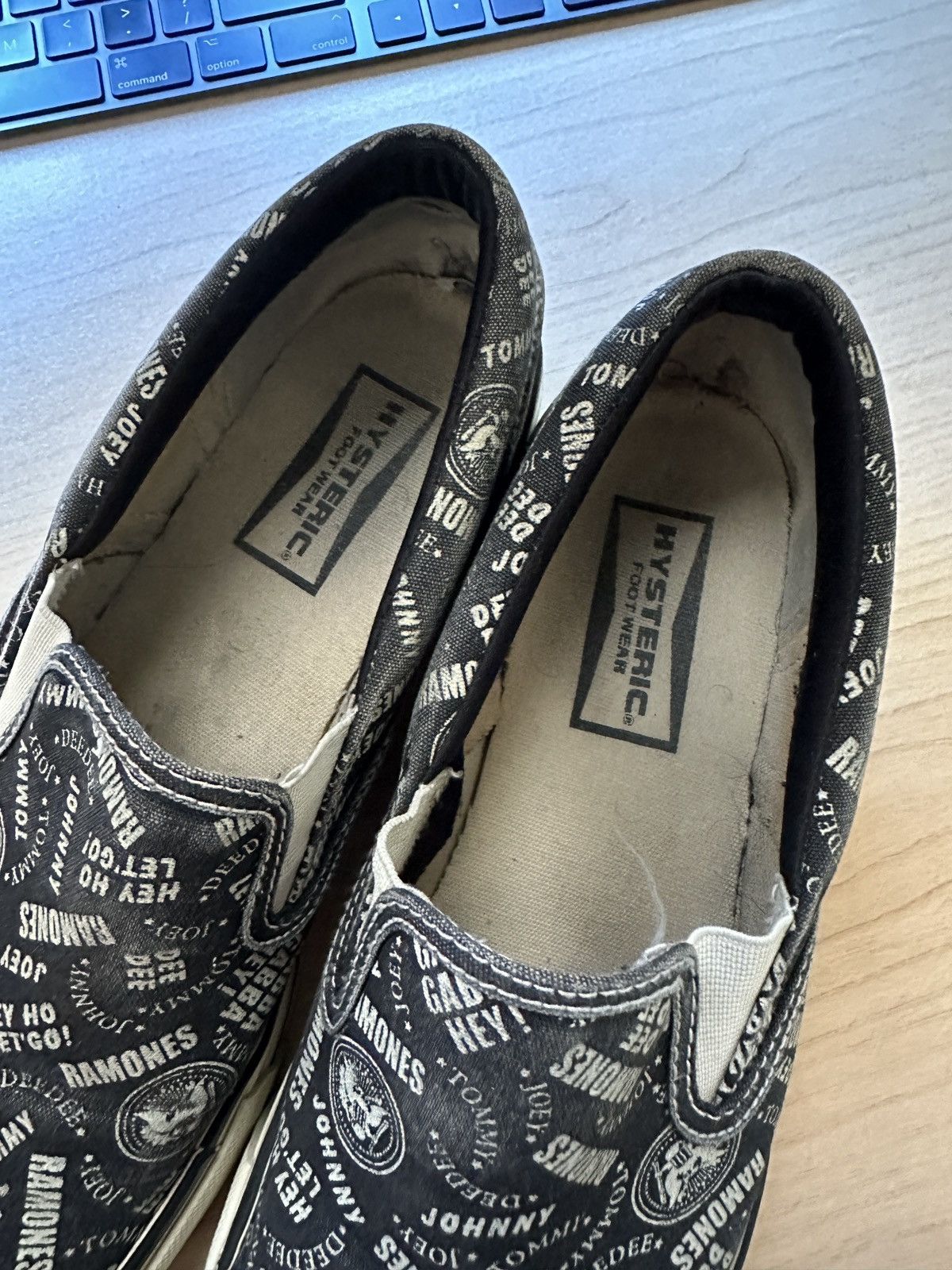 Hysteric Glamour Ramones Slip Ons