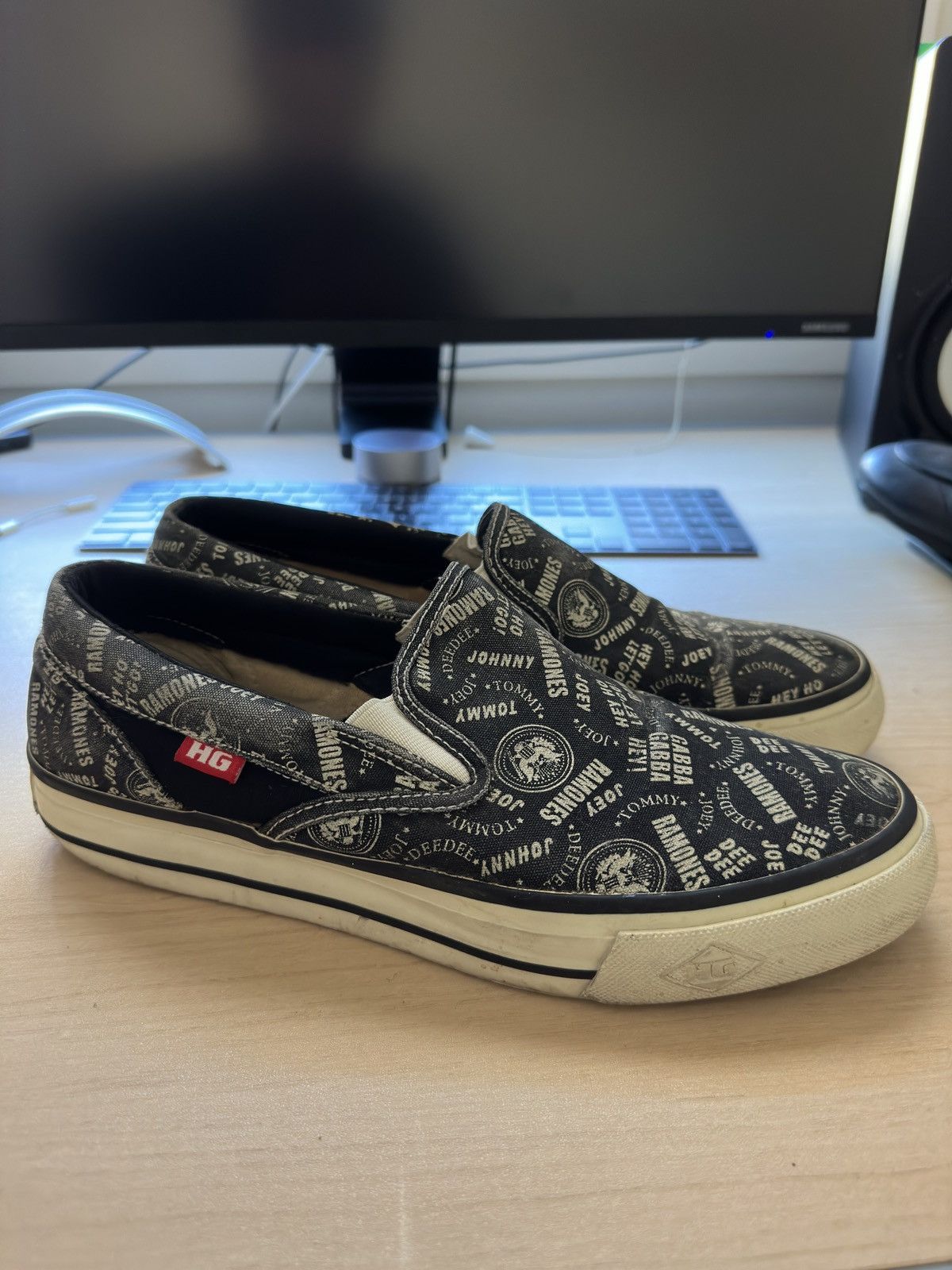 Hysteric Glamour Ramones Slip Ons