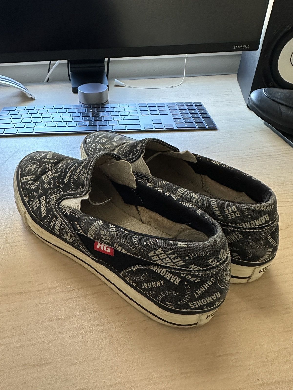 Hysteric Glamour Ramones Slip Ons