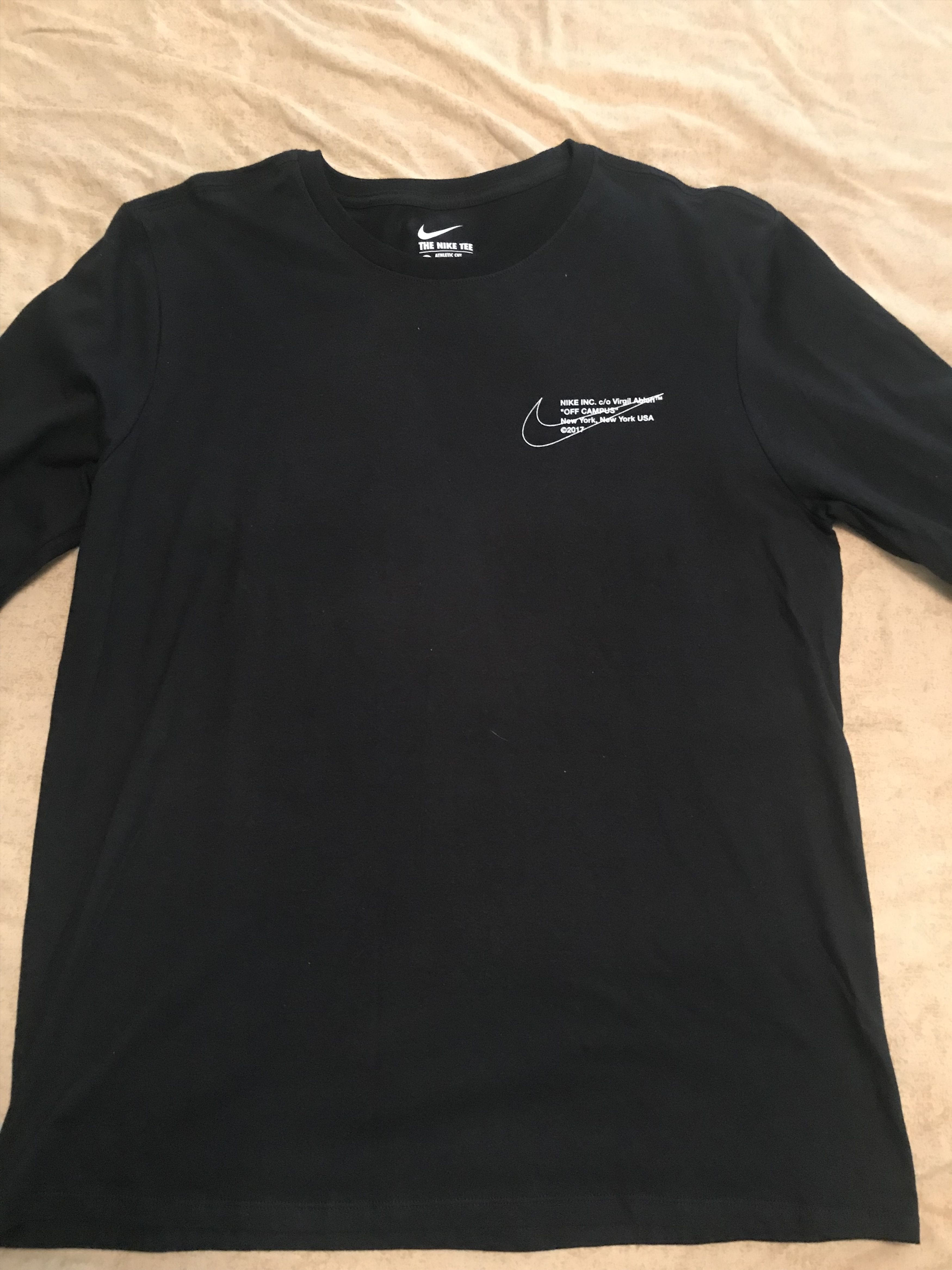 Nike Off White Nike X Off White Off Campus Long Sleeve Shirt Grailed