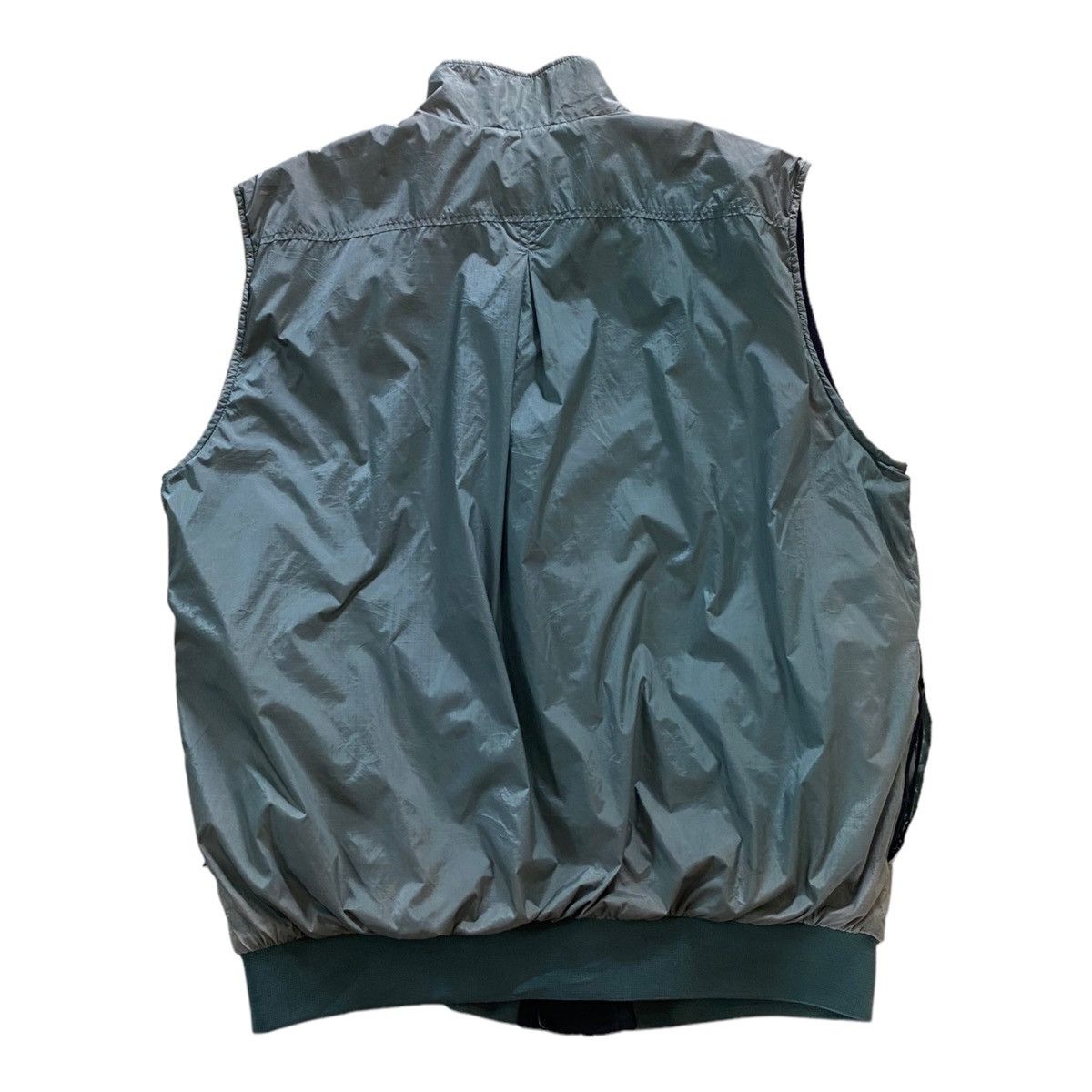 Nike 🔥VINTAGE NIKE SWOOSH NYLON REVERSIBLE FLEECE VEST JACKET Size US XL / EU 56 / 4 - 3 Thumbnail
