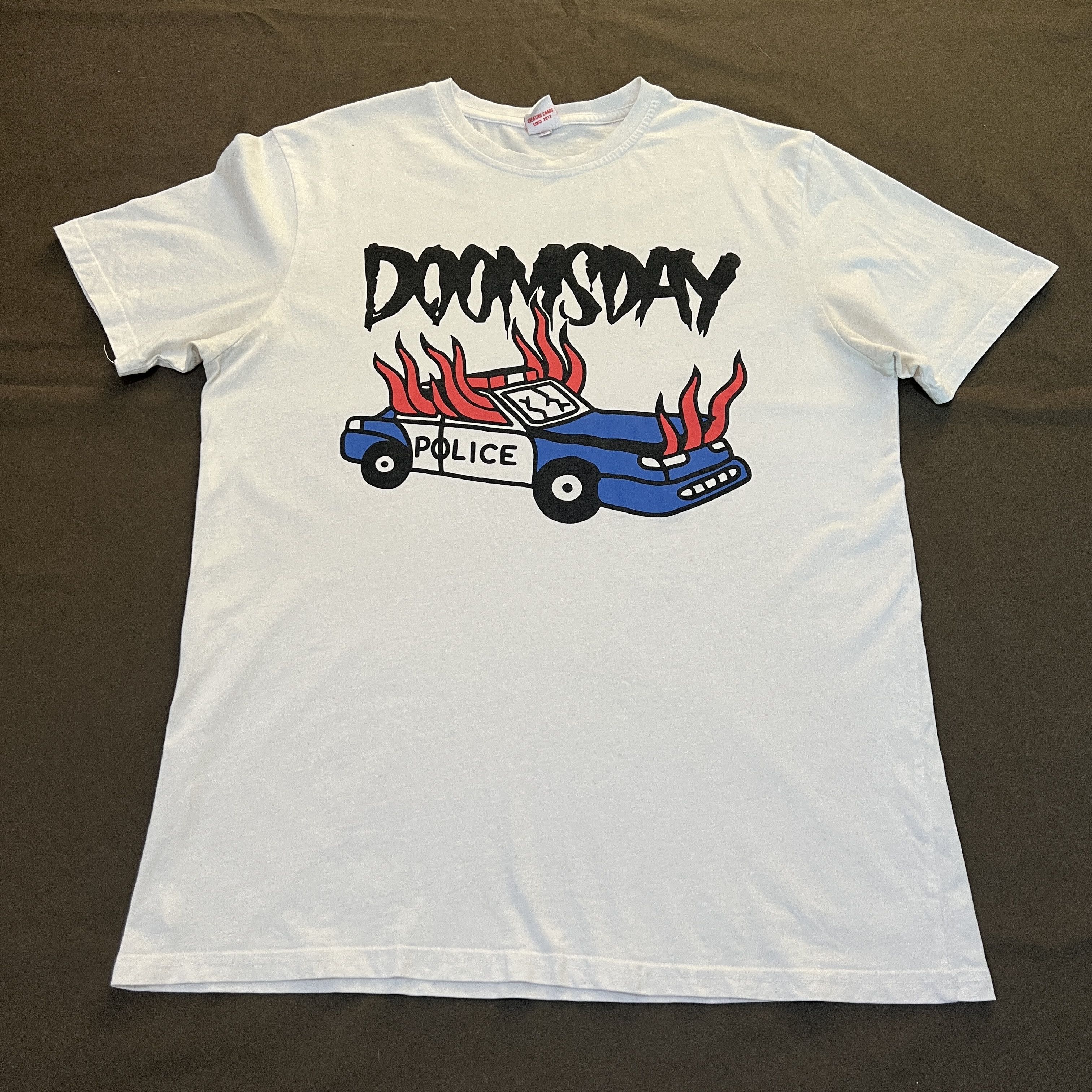 MF Doom Doomsday police 2012 Tee Size US XL / EU 56 / 4 - 2 Thumbnail