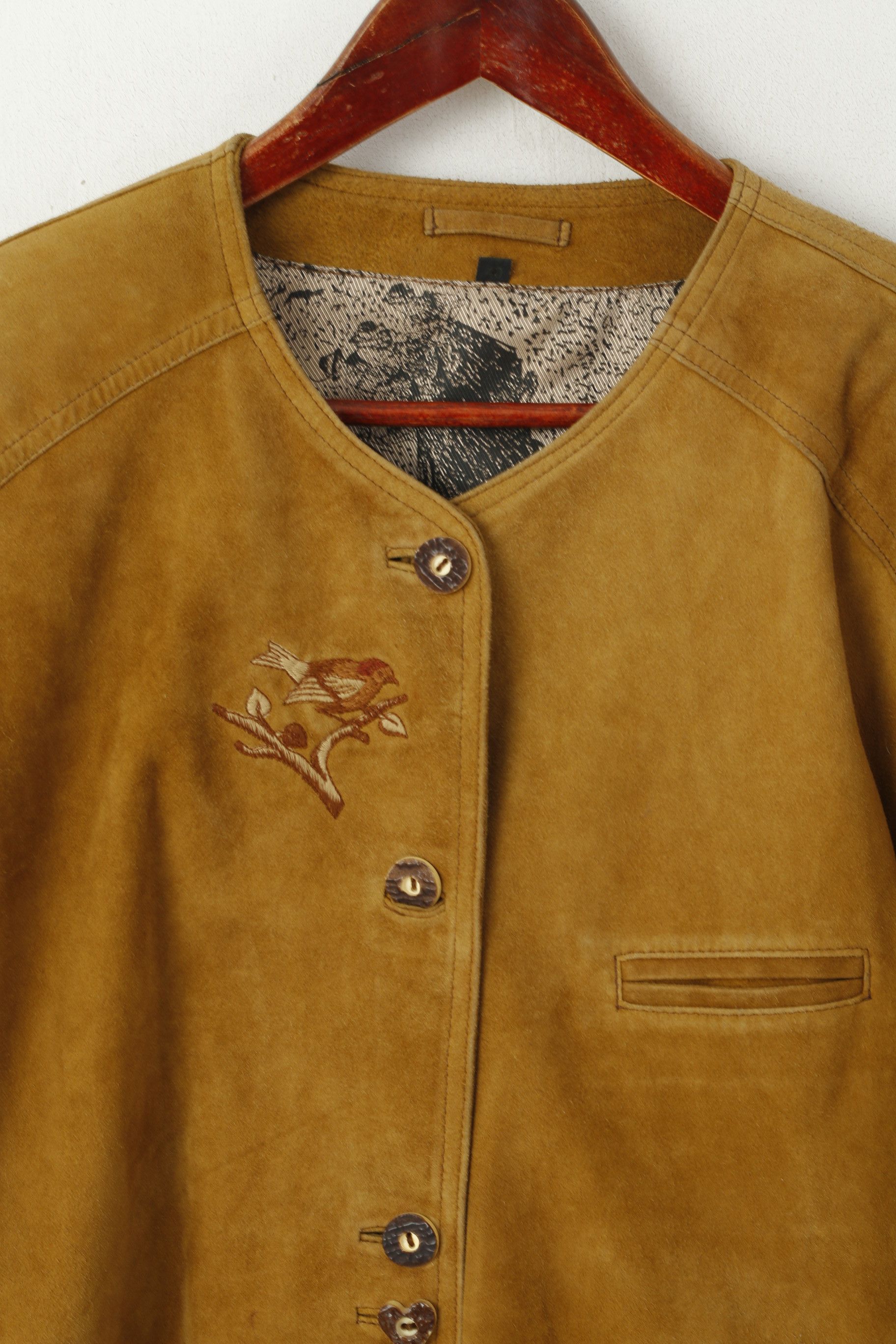 Vintage Ledermüller Solingen Women 40 Jacket Camel Leather 9250 Size M / US 6-8 / IT 42-44 - 2 Thumbnail