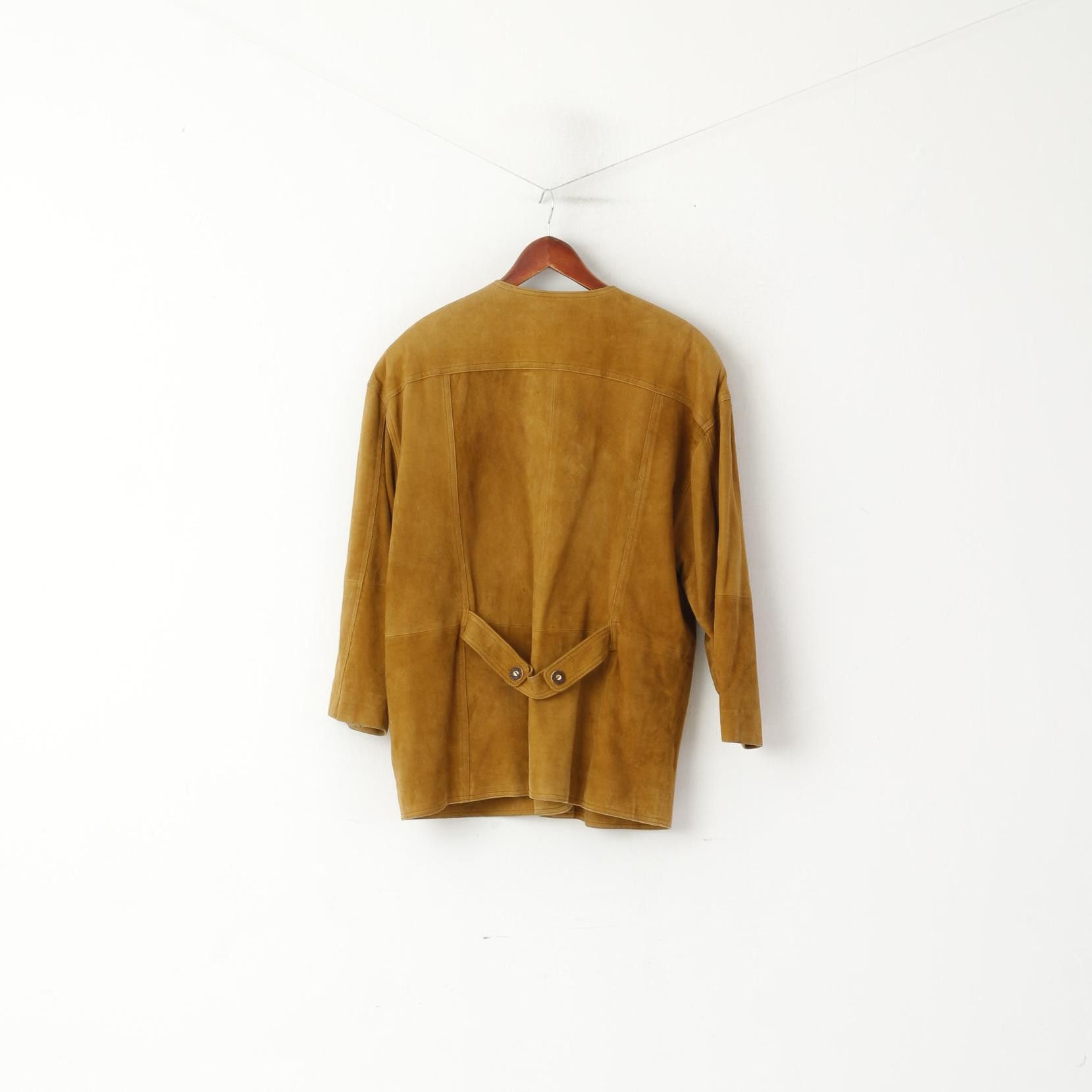 Vintage Ledermüller Solingen Women 40 Jacket Camel Leather 9250 Size M / US 6-8 / IT 42-44 - 8 Thumbnail