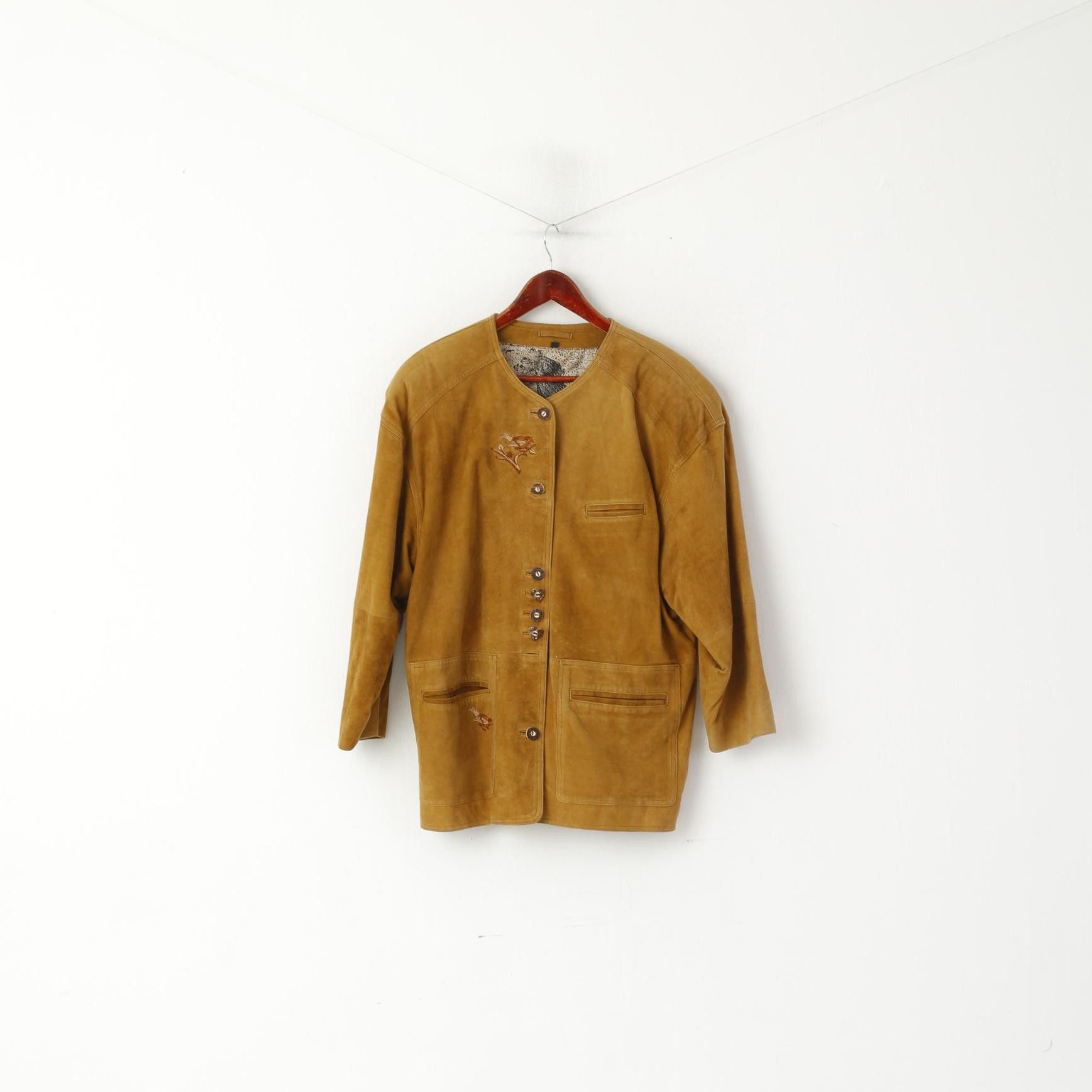Vintage Ledermüller Solingen Women 40 Jacket Camel Leather 9250 Size M / US 6-8 / IT 42-44 - 1 Thumbnail