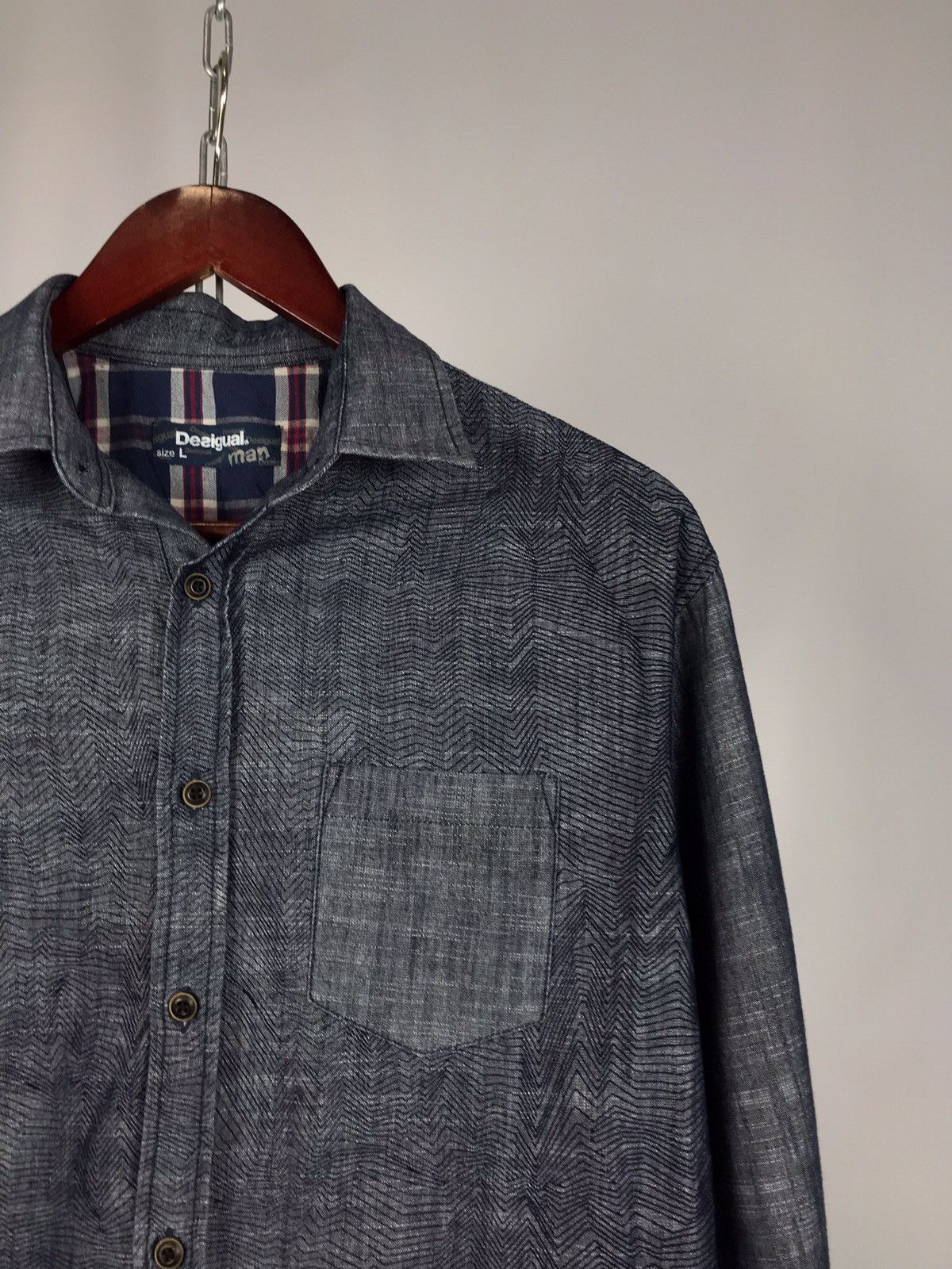 Desigual Desigual luxury designer shirt Size US L / EU 52-54 / 3 - 2 Thumbnail