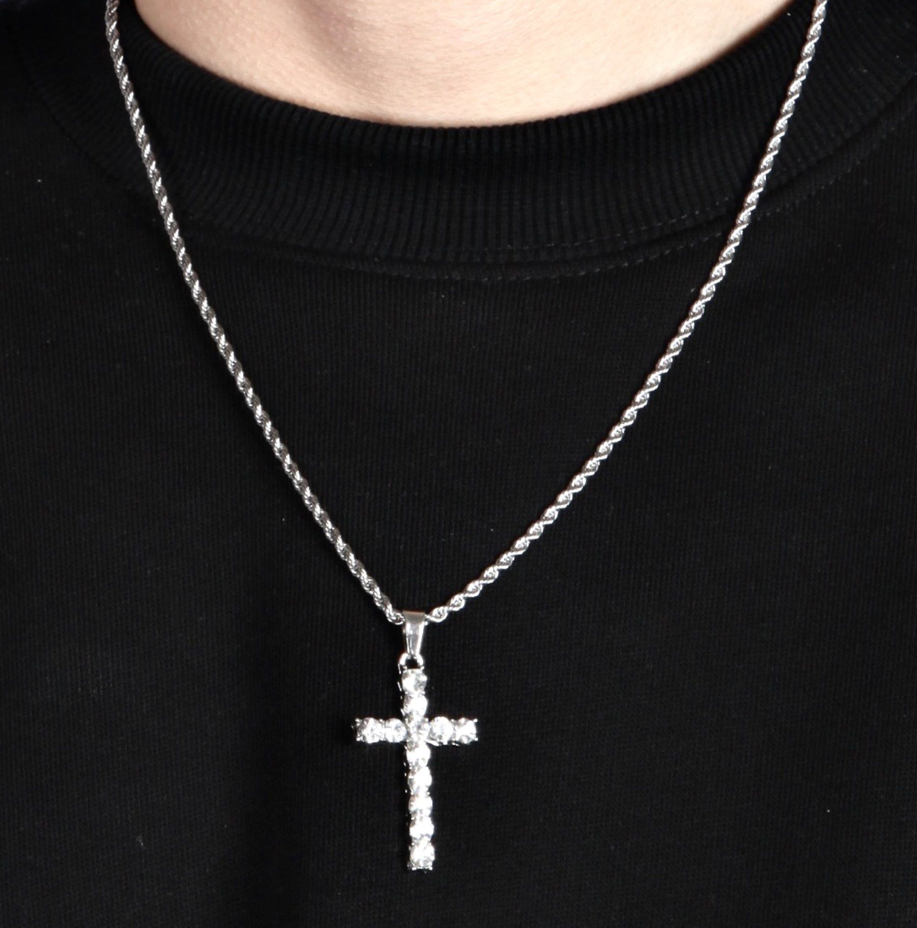 Jewelry × Streetwear Vintage Punk Crucifix Cross Pendant Necklace | Grailed