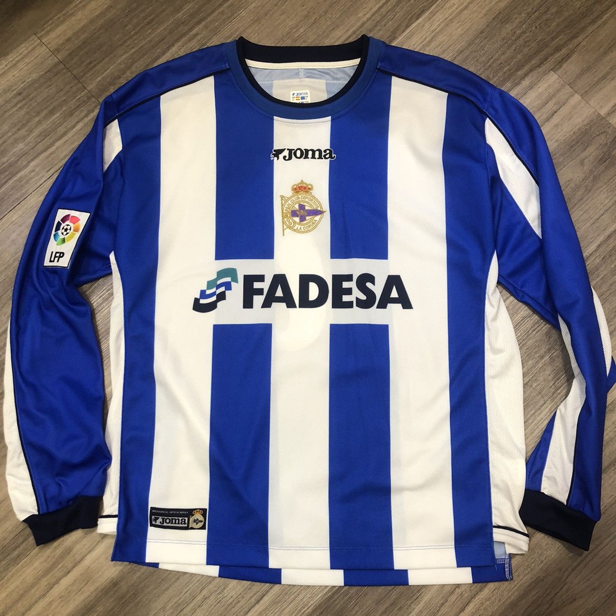 Deportivo La Corura 02/03 home L/S shirt #16 Sergio