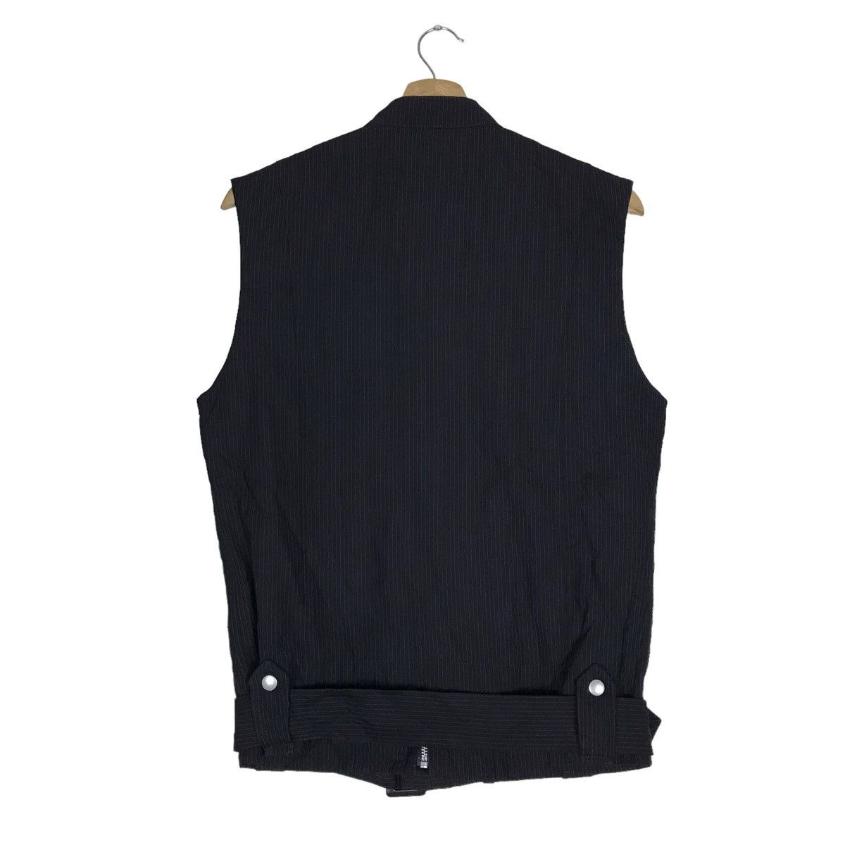 PPFM PPFM Stripe Belted Bondage Punk Zip Up Vest Jacket Size US M / EU 48-50 / 2 - 3 Thumbnail