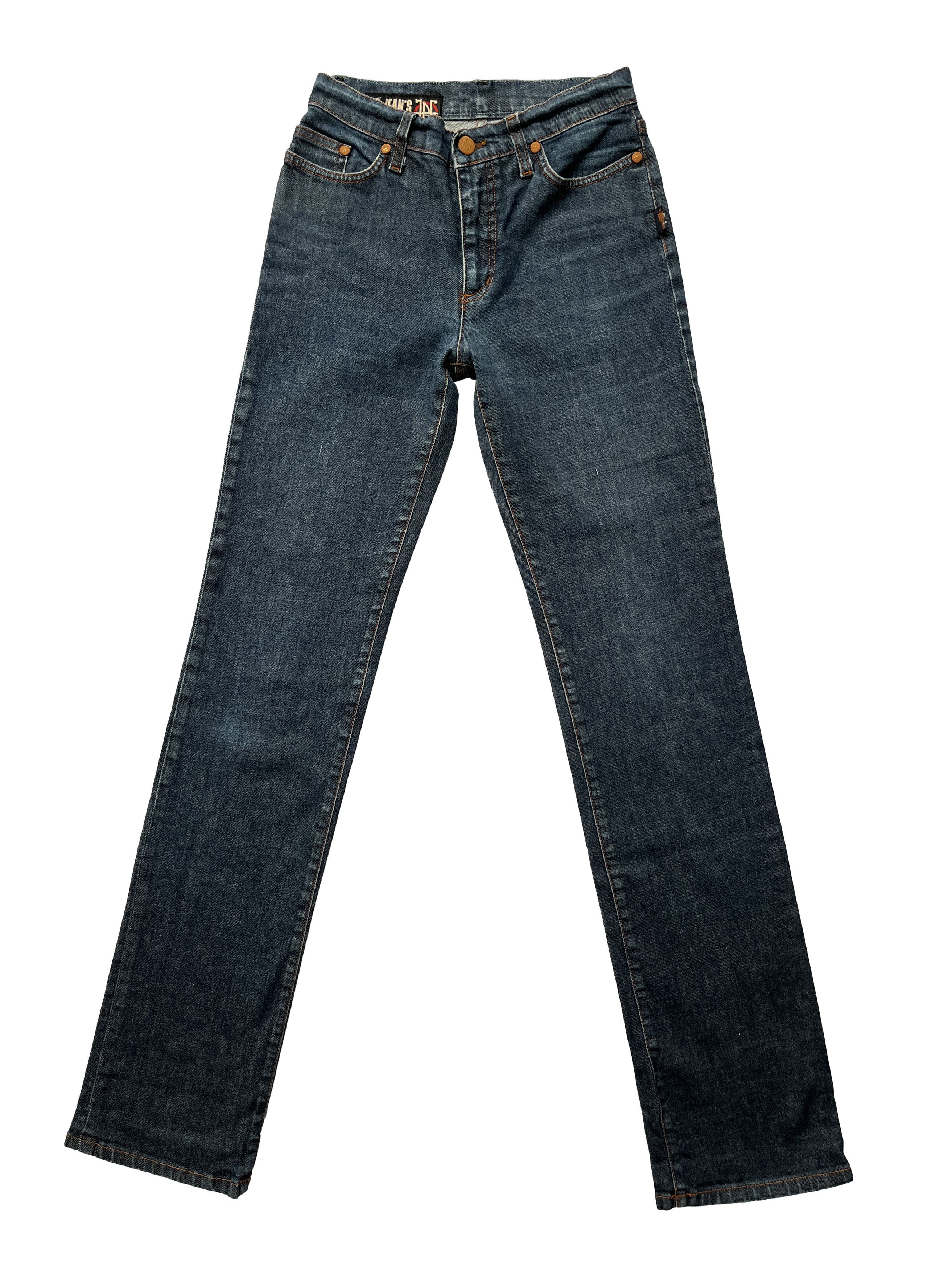 image of 1990's Jean Paul Gaultier Denim Jeans Pants in Blue, Women's (Size 26)