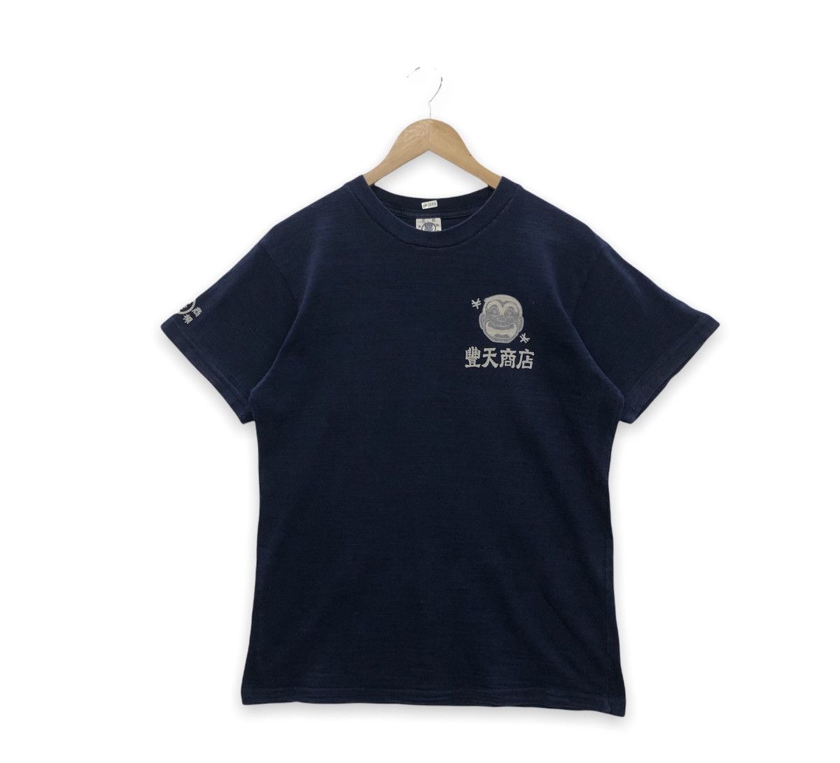 image of Anima x Cartoon Network Kochikame Anime X Buden Shoten Tshirt in Navy, Men's (Size Medium)