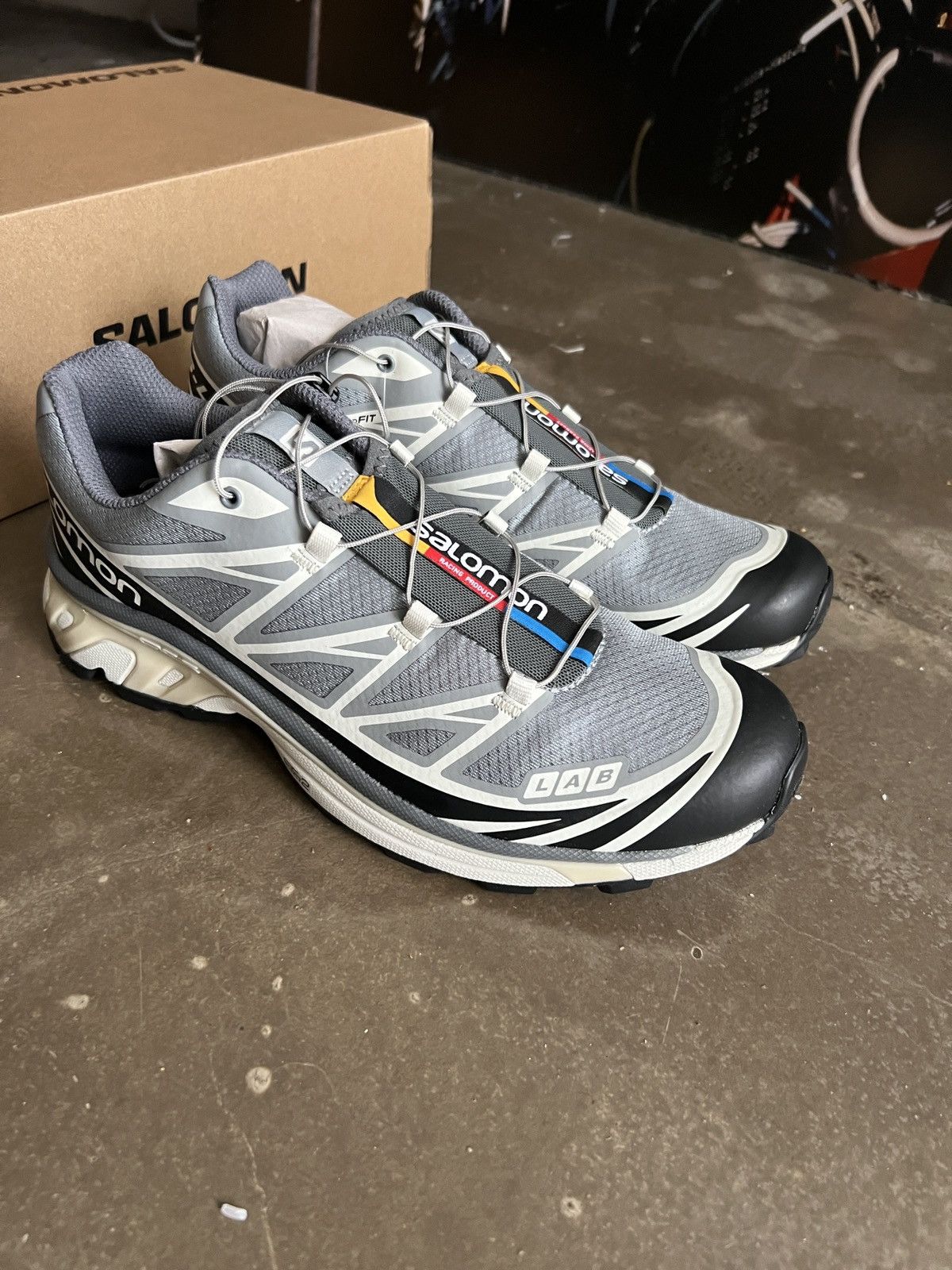 人気 ☆SALOMON☆ XT-6 RECUT PHANTOM VANILLA ICE Salomon Unisex XT-6 Recut Monument / Phantom / Vanilla Ice