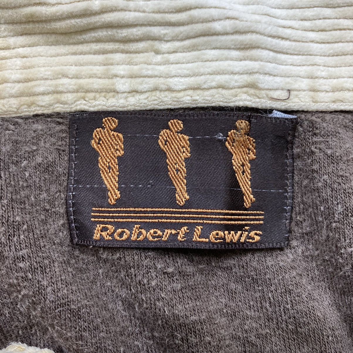 Vintage Vintage ROBERT LEWIS Brown Button Up Rugby Shirt Size US M / EU 48-50 / 2 - 3 Thumbnail