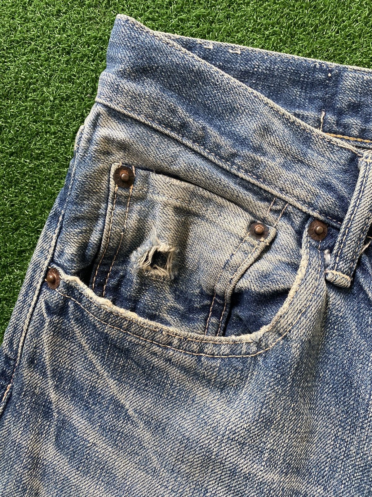 Japanese Brand Distressed Spellbound Jeans Size US 30 / EU 46 - 4 Thumbnail