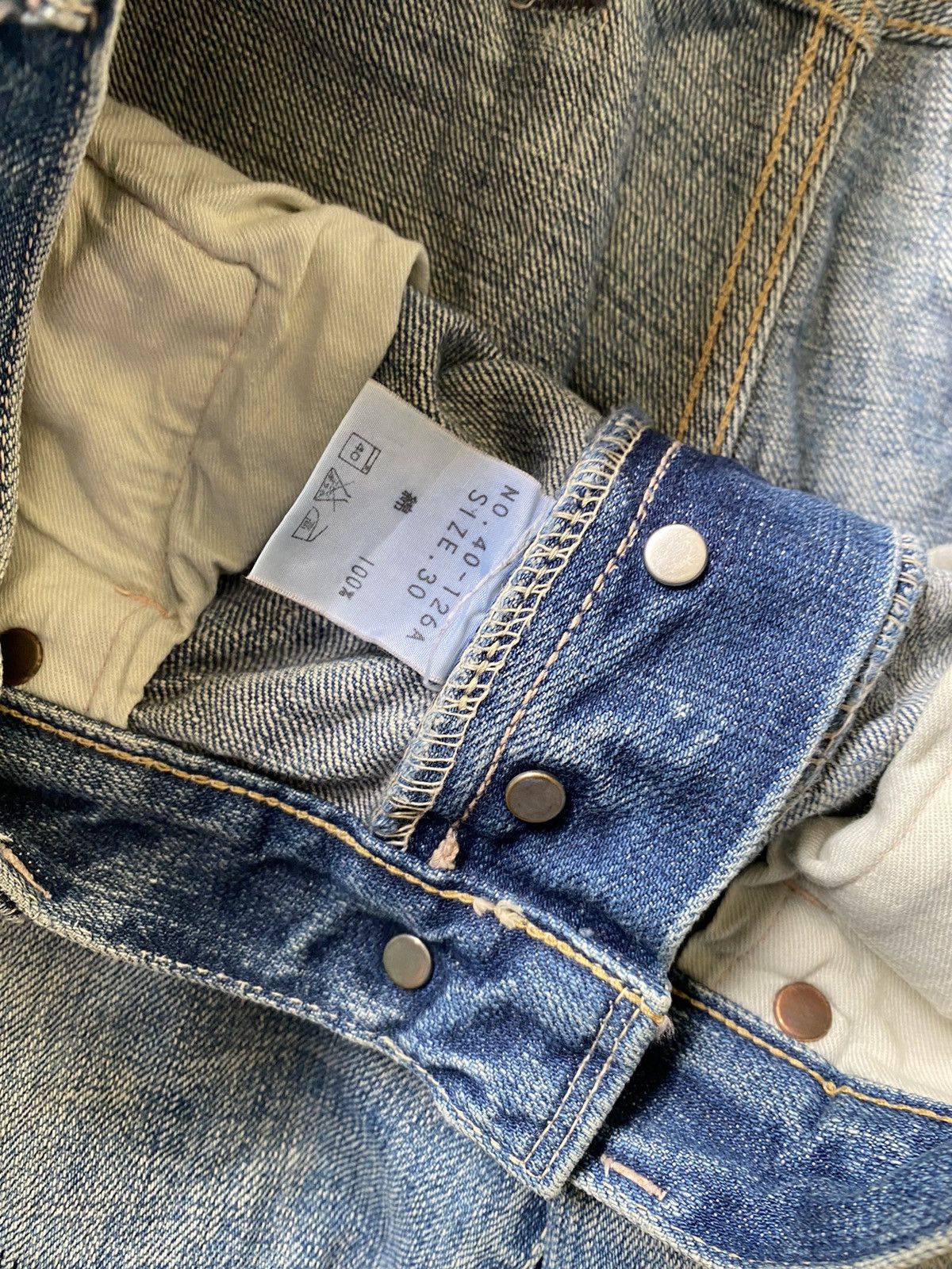 Japanese Brand Distressed Spellbound Jeans Size US 30 / EU 46 - 6 Thumbnail