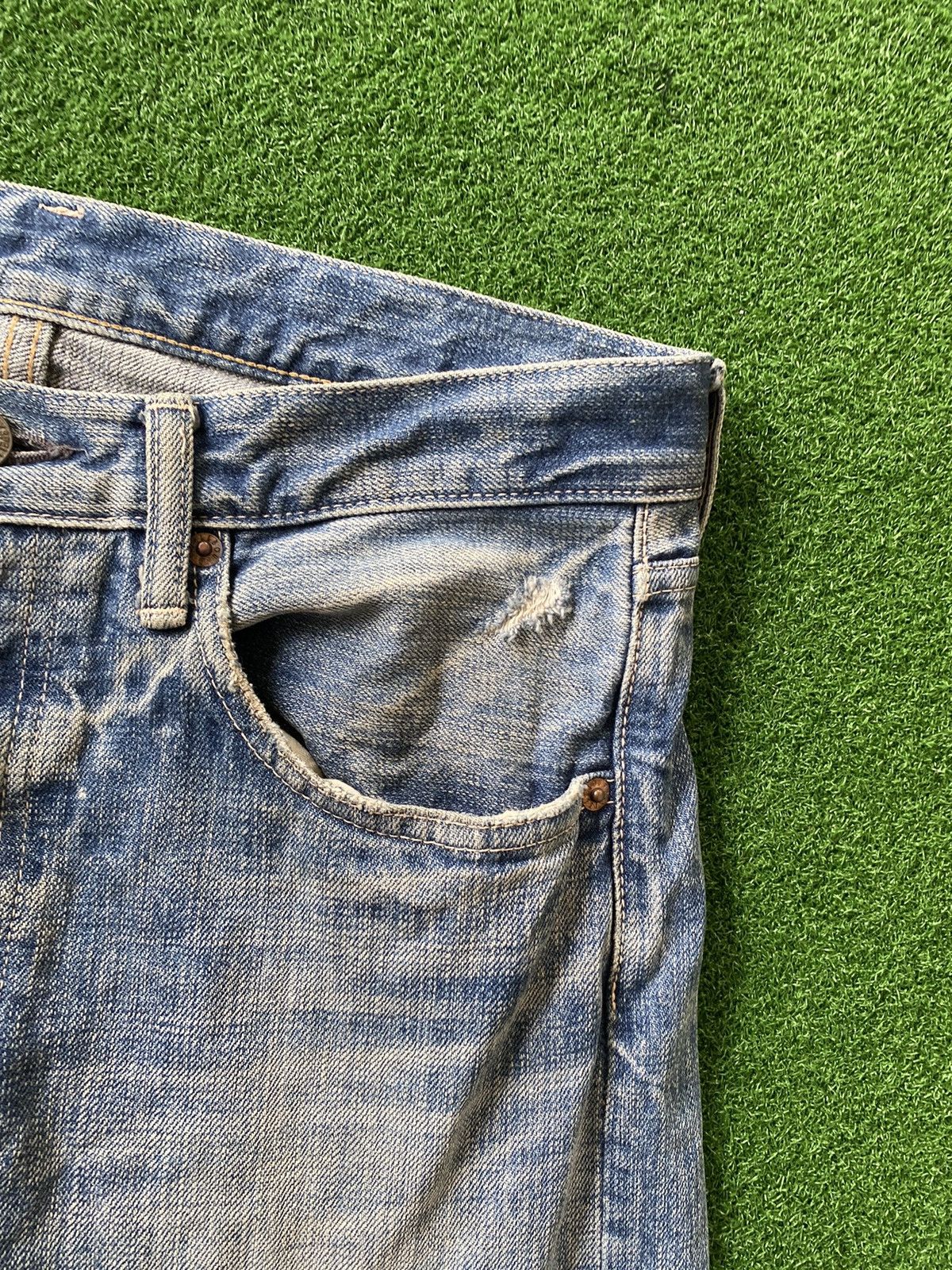 Japanese Brand Distressed Spellbound Jeans Size US 30 / EU 46 - 5 Thumbnail