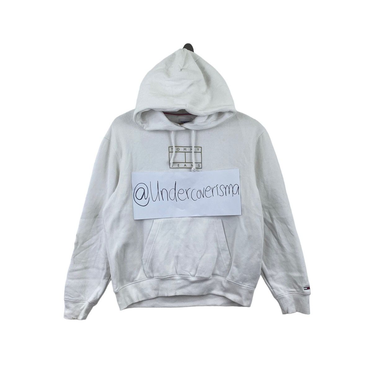 Vintage TOMMY JEANS Challenge Court Embroidered Logo White Hoodie Size US XS / EU 42 / 0 - 1 Thumbnail