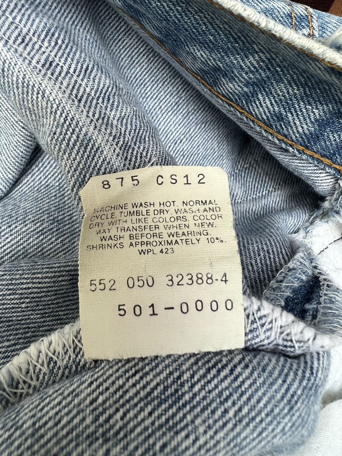 Levi's Vintage 80s Levi’s 501 Sun Faded Blue Denim Jeans Size US 30 / EU 46 - 25 Thumbnail