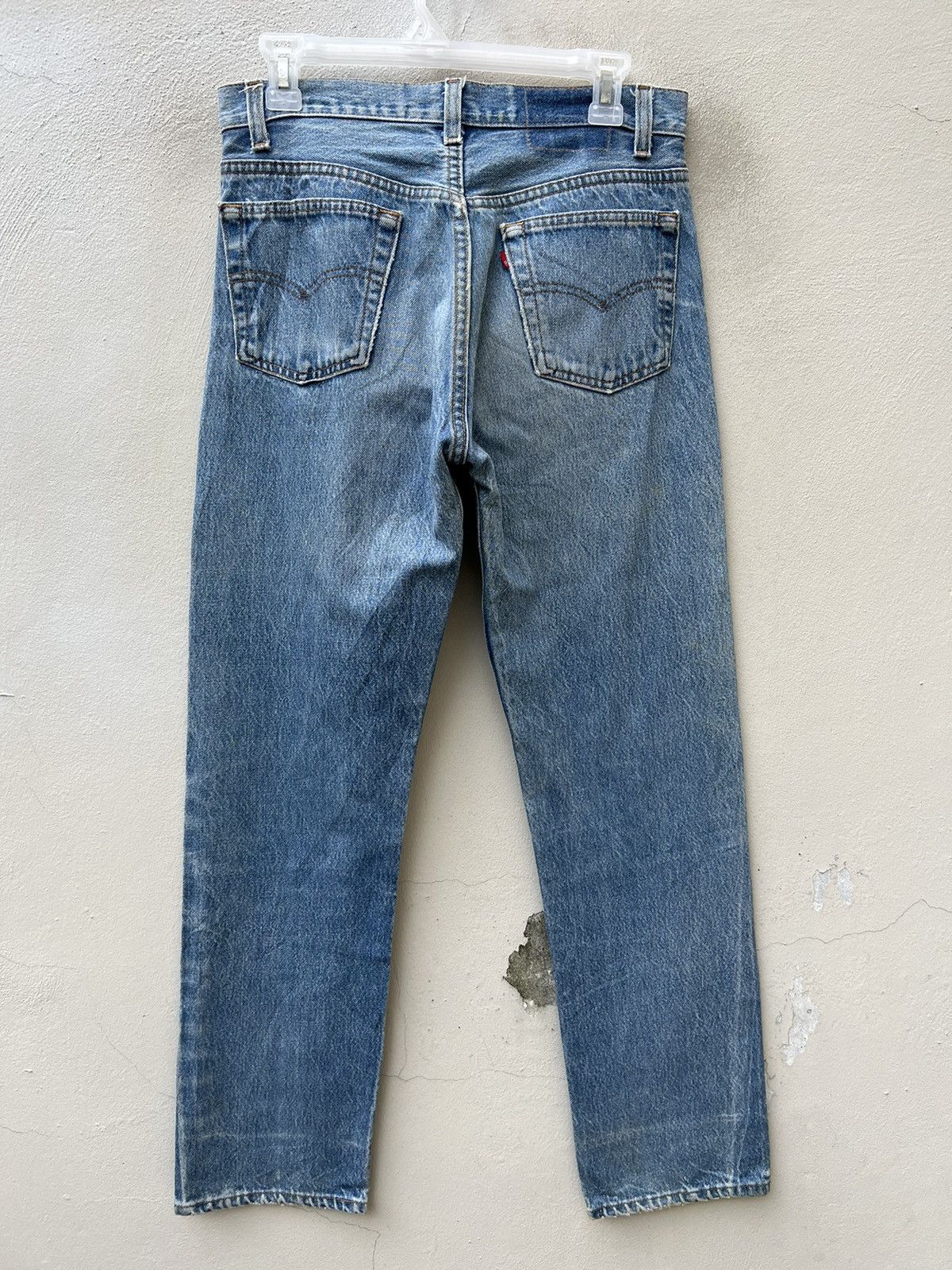 Levi's Vintage 80s Levi’s 501 Sun Faded Blue Denim Jeans Size US 30 / EU 46 - 16 Thumbnail