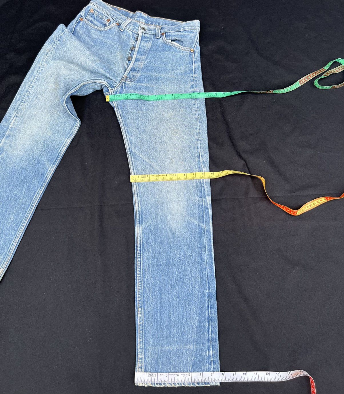 Levi's Vintage 80s Levi’s 501 Sun Faded Blue Denim Jeans Size US 30 / EU 46 - 3 Thumbnail