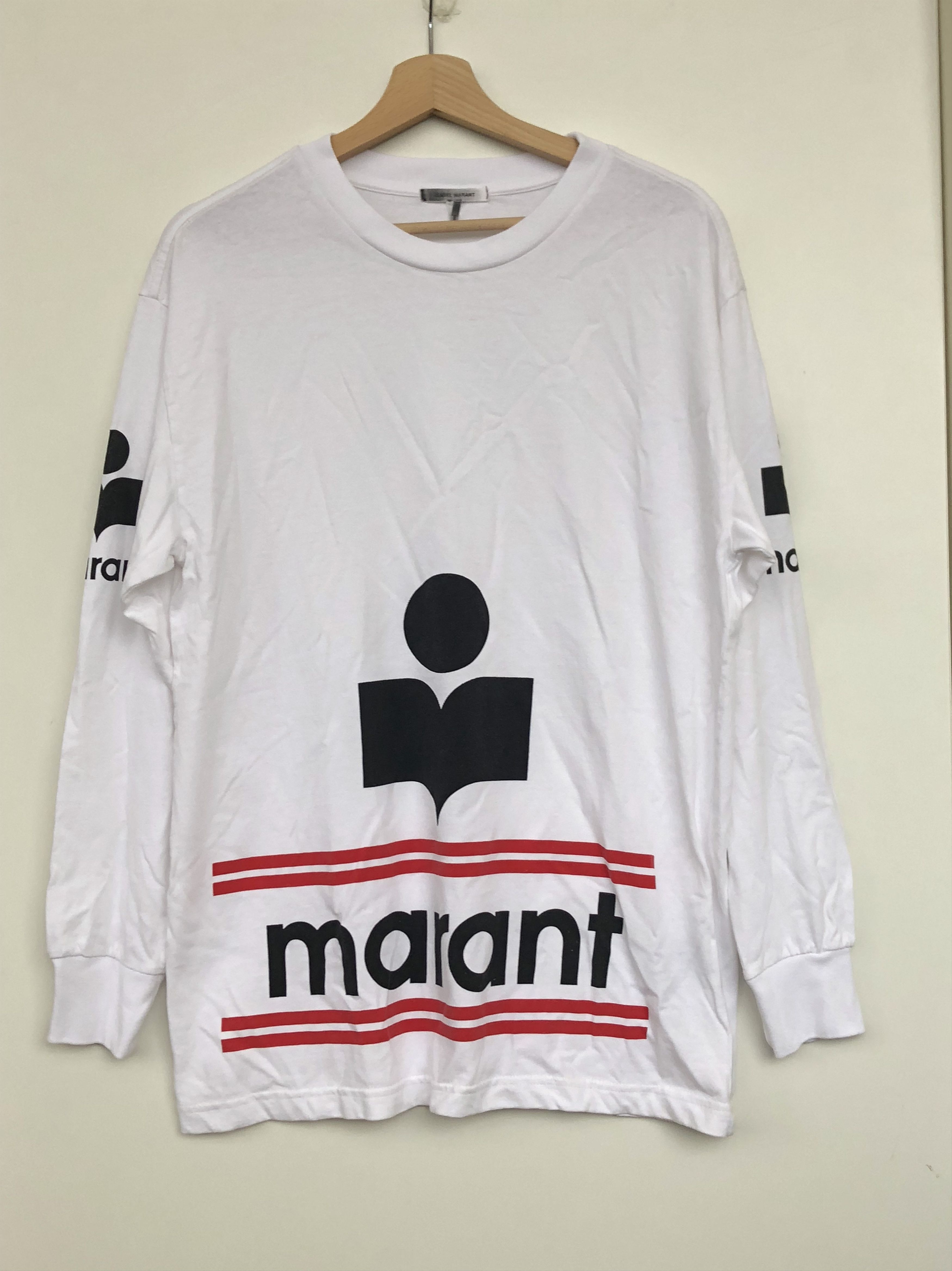 Isabel Marant ISABEL MARANT GIANNI LOGO LS T-SHIRT Size US S / EU 44-46 / 1 - 2 Thumbnail