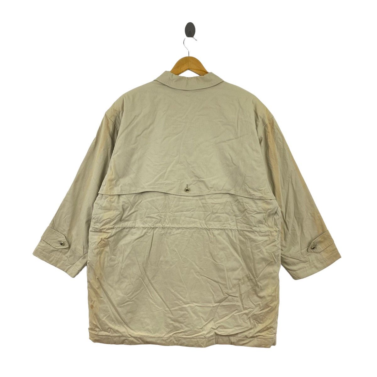 Vintage Vintage BURBERRYS Beige Parka Coat Jacket Size US XXL / EU 58 / 5 - 11 Thumbnail