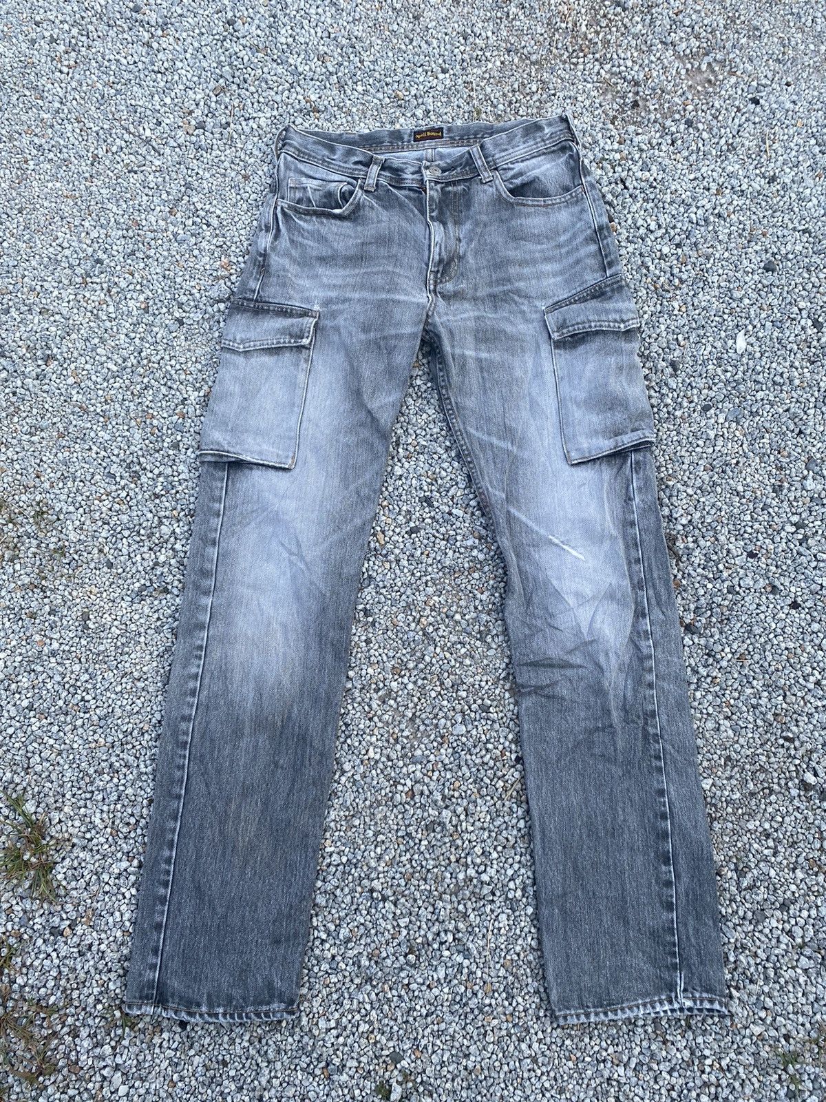 Japanese Brand × Spellbound Vtg SpellBound Cargo Jeans 7 Pocket Rare Size US 30 / EU 46 - 1 Thumbnail