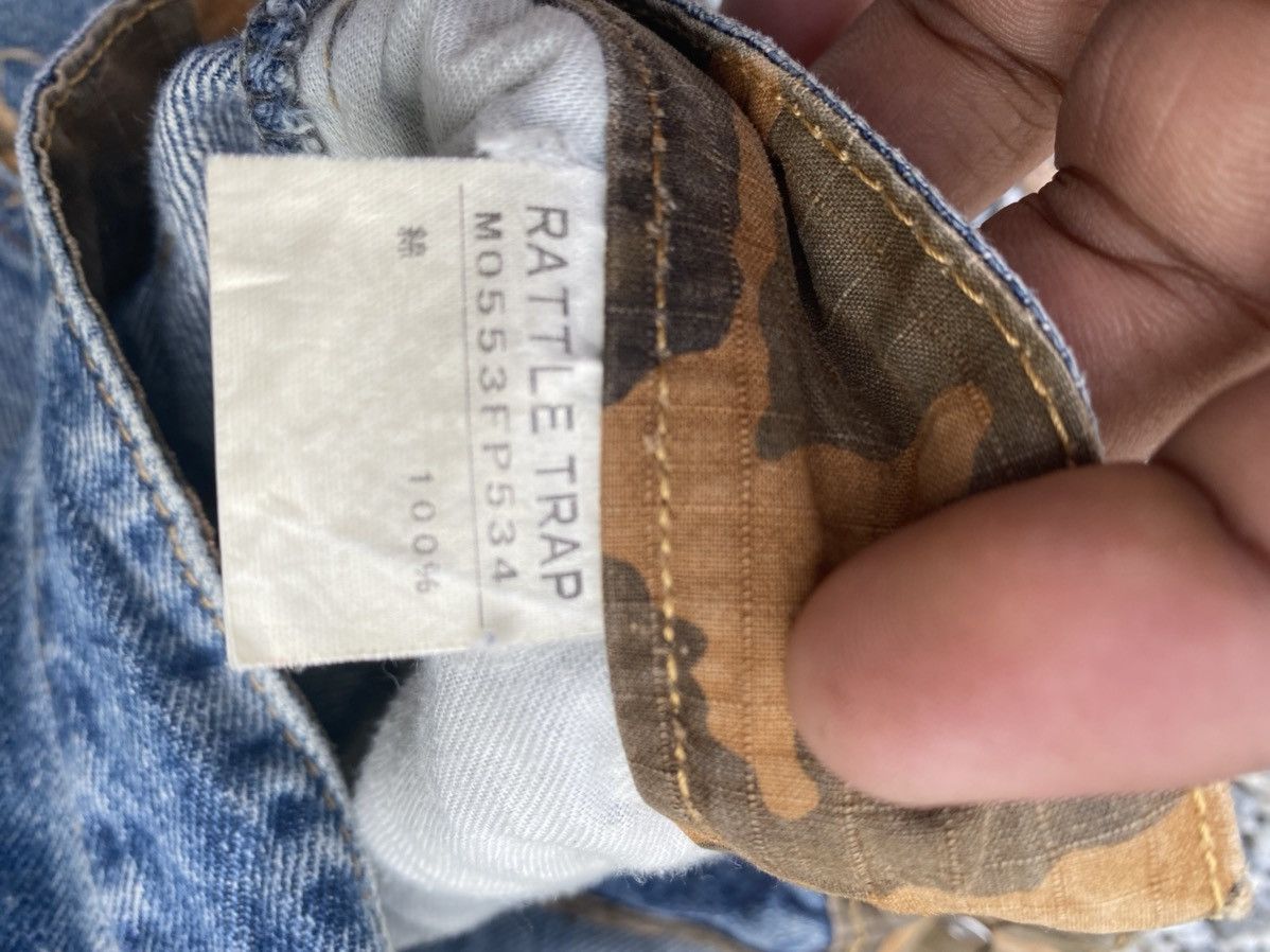 Jean Rattle Trap Distressed Patchwork Jeans Size US 32 / EU 48 - 11 Thumbnail