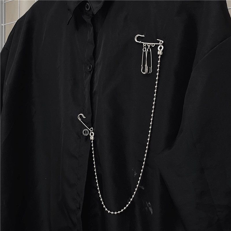 Other Pin Clip Chain Brooch Size ONE SIZE - 1 Thumbnail