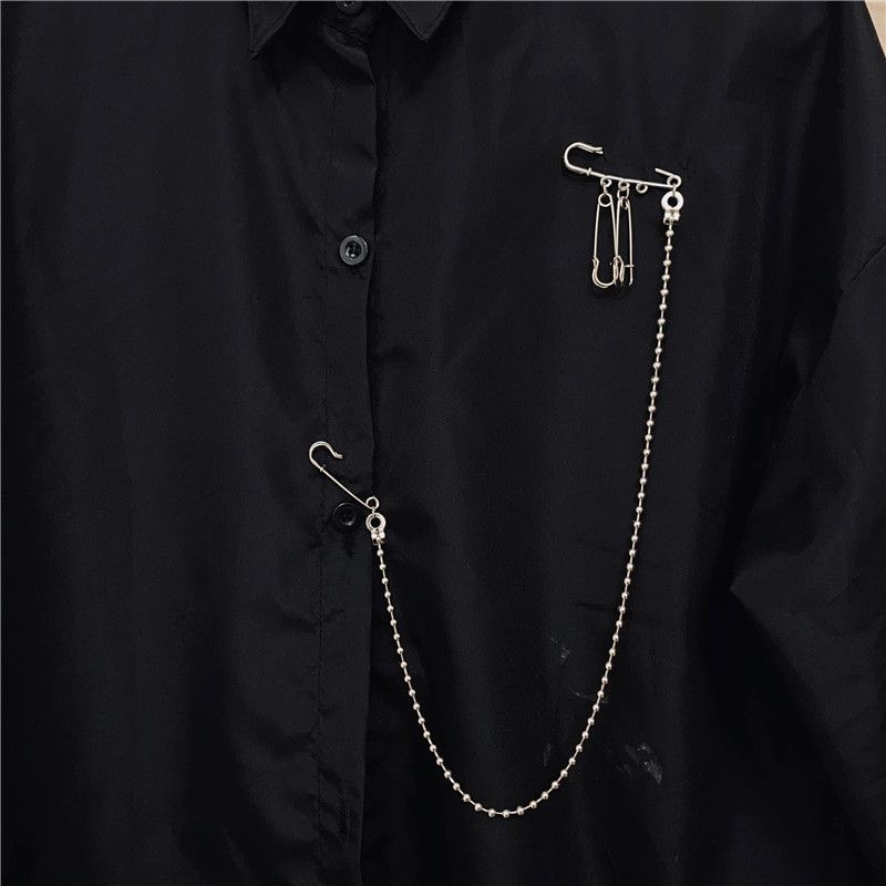 Other Pin Clip Chain Brooch Size ONE SIZE - 8 Thumbnail