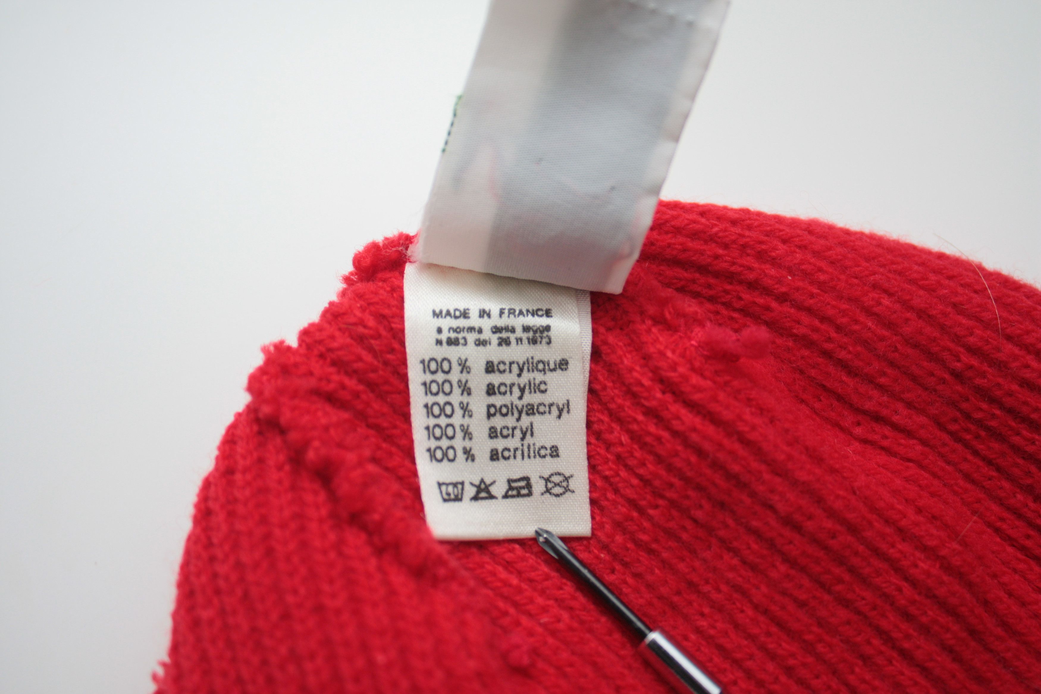 Lacoste Lacoste Vintage Red Hat Made In France Size ONE SIZE - 4 Thumbnail