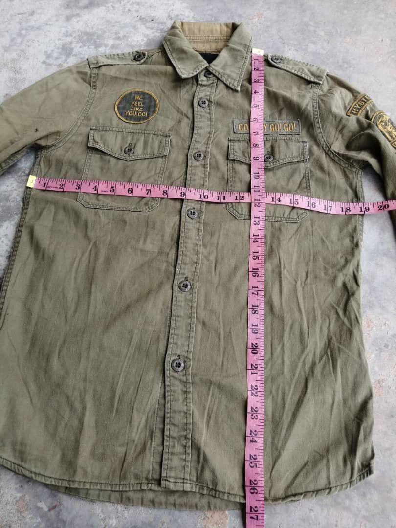 Hysteric Glamour × Vintage Vintage Hysteric Glamour Shirts Military Design Size US S / EU 44-46 / 1 - 12 Thumbnail