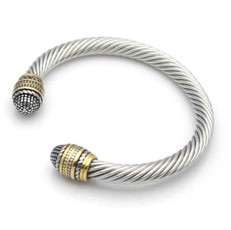 Jewelry Twisted Cable Wire Bracelet Size ONE SIZE - 1 Thumbnail