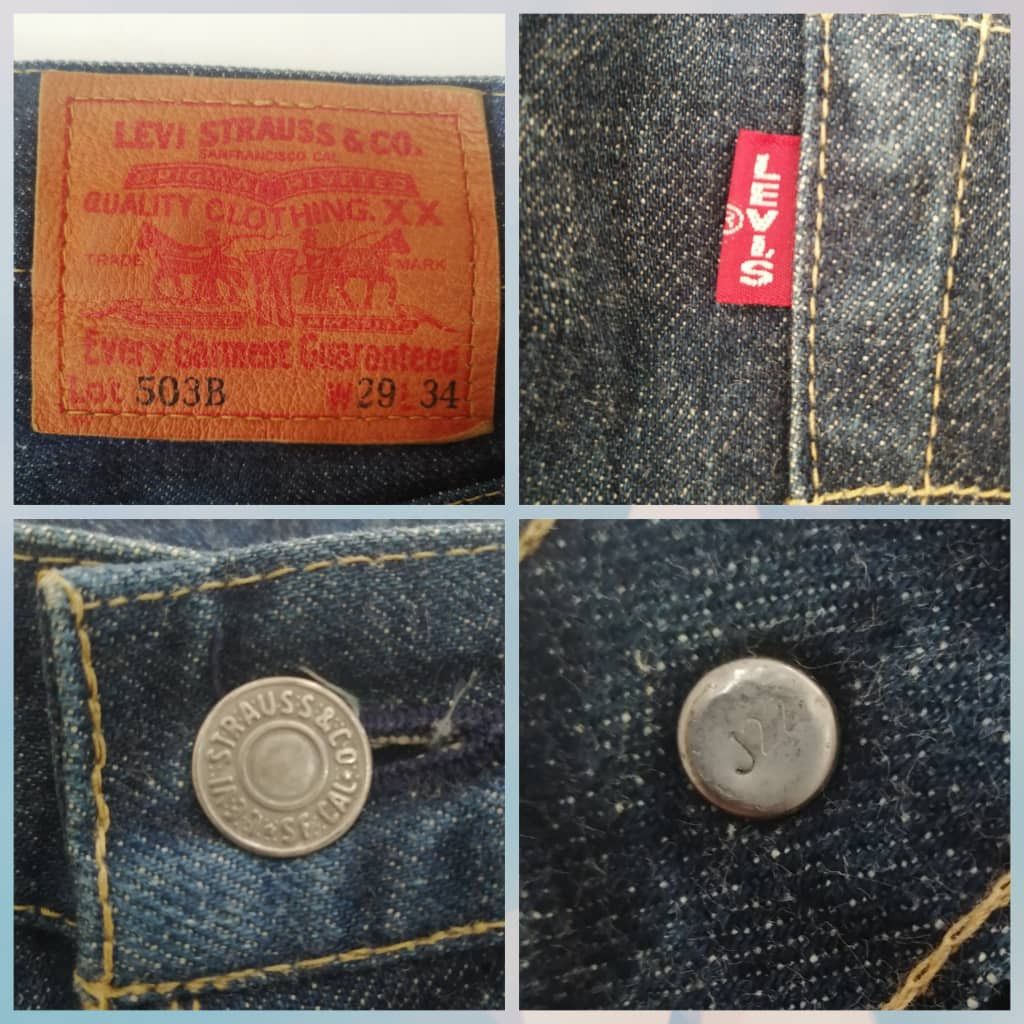 Levi's × Vintage Vintage Redline Levi's 503B Jeans Size US 28 / EU 44 - 5 Thumbnail