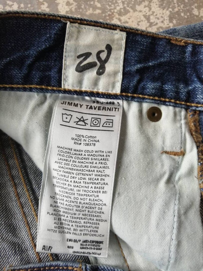 Jimmy Taverniti Distressed Faded Jimmy Taverniti Jeans Denims Size US 30 / EU 46 - 7 Thumbnail