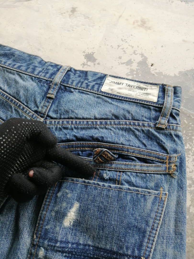 Jimmy Taverniti Distressed Faded Jimmy Taverniti Jeans Denims Size US 30 / EU 46 - 10 Thumbnail