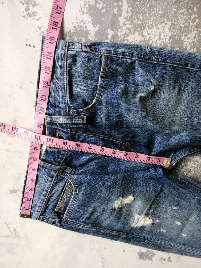 Jimmy Taverniti Distressed Faded Jimmy Taverniti Jeans Denims Size US 30 / EU 46 - 12 Thumbnail