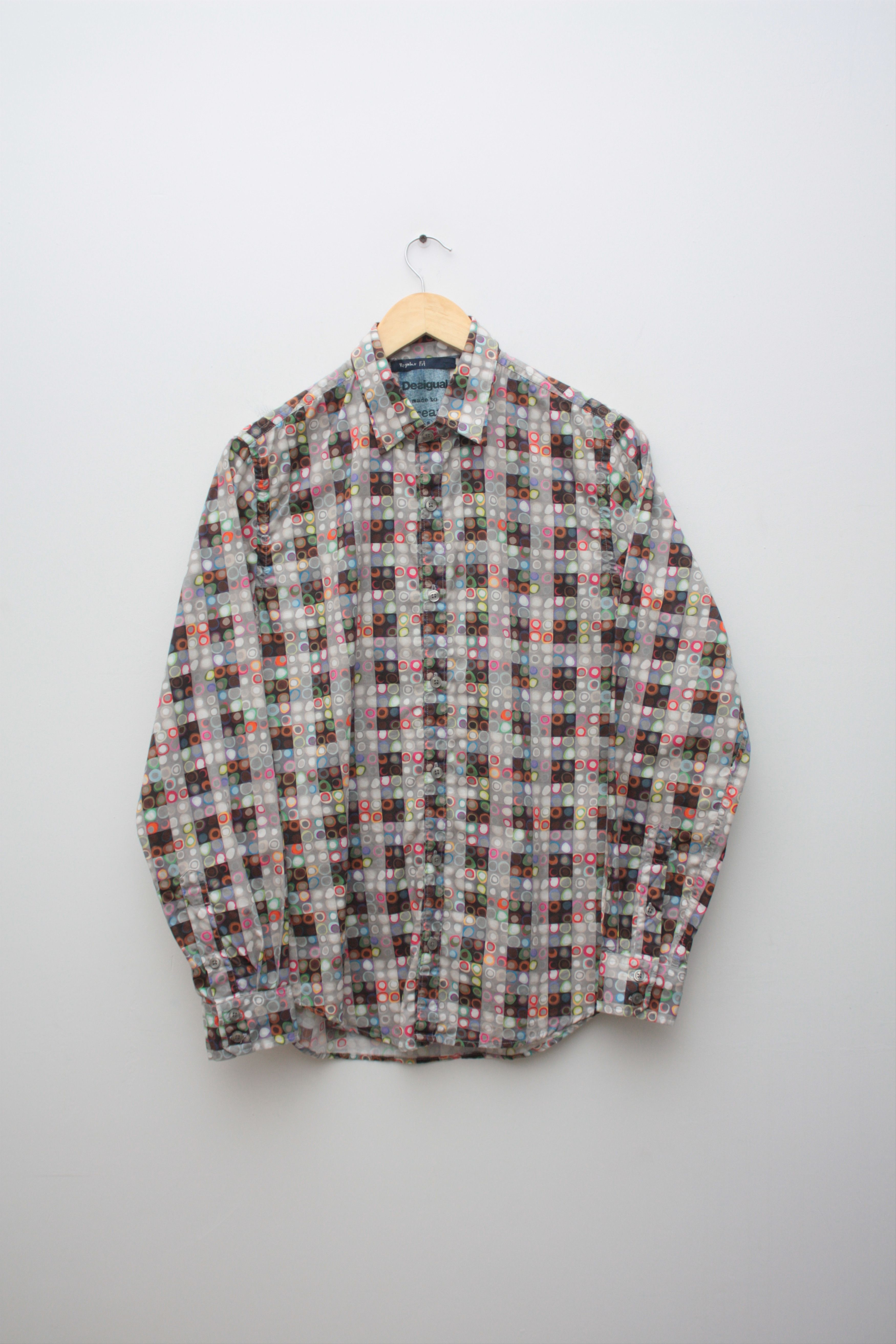 Desigual Desigual Multicolor Dot L/S Shirt Size Small Size US S / EU 44-46 / 1 - 1 Thumbnail