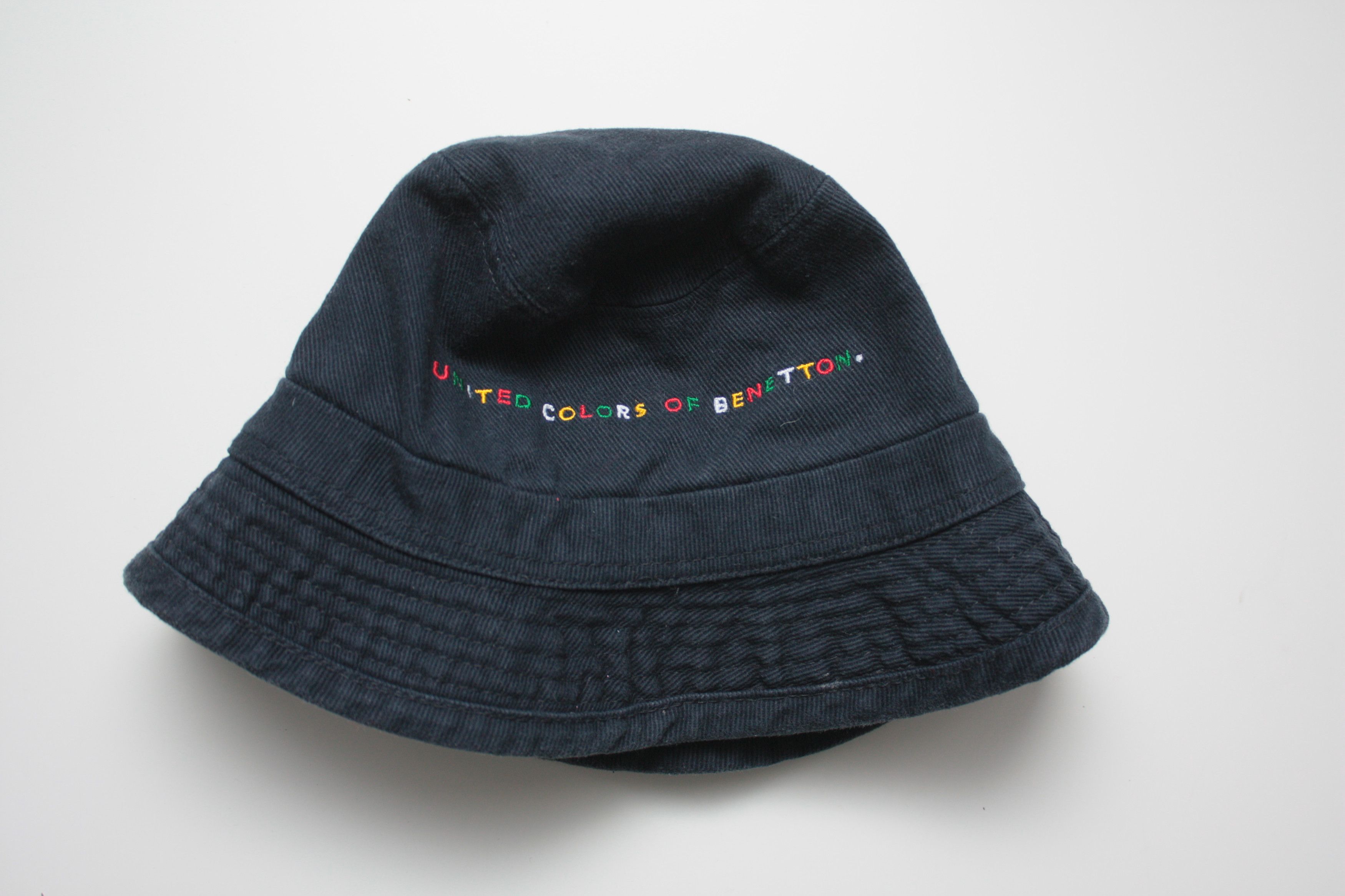 Benetton United Colors Of Benetton Navy Bucket Hat Size ONE SIZE - 1 Thumbnail