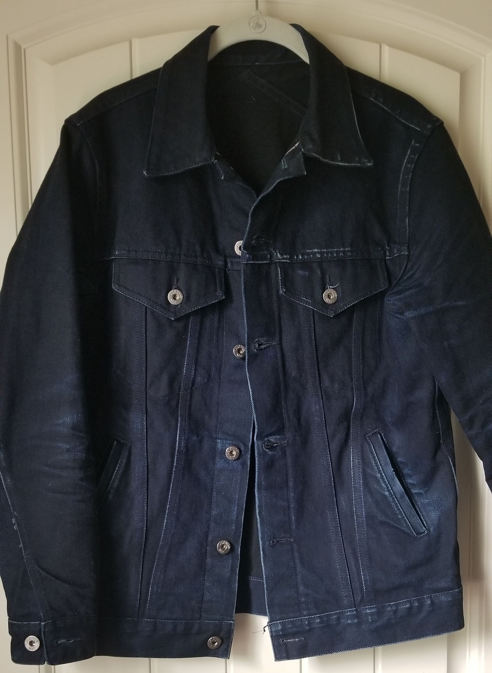3sixteen Type 3s Shadow Selvedge Denim Jacket Size US M / EU 48-50 / 2 - 1 Thumbnail