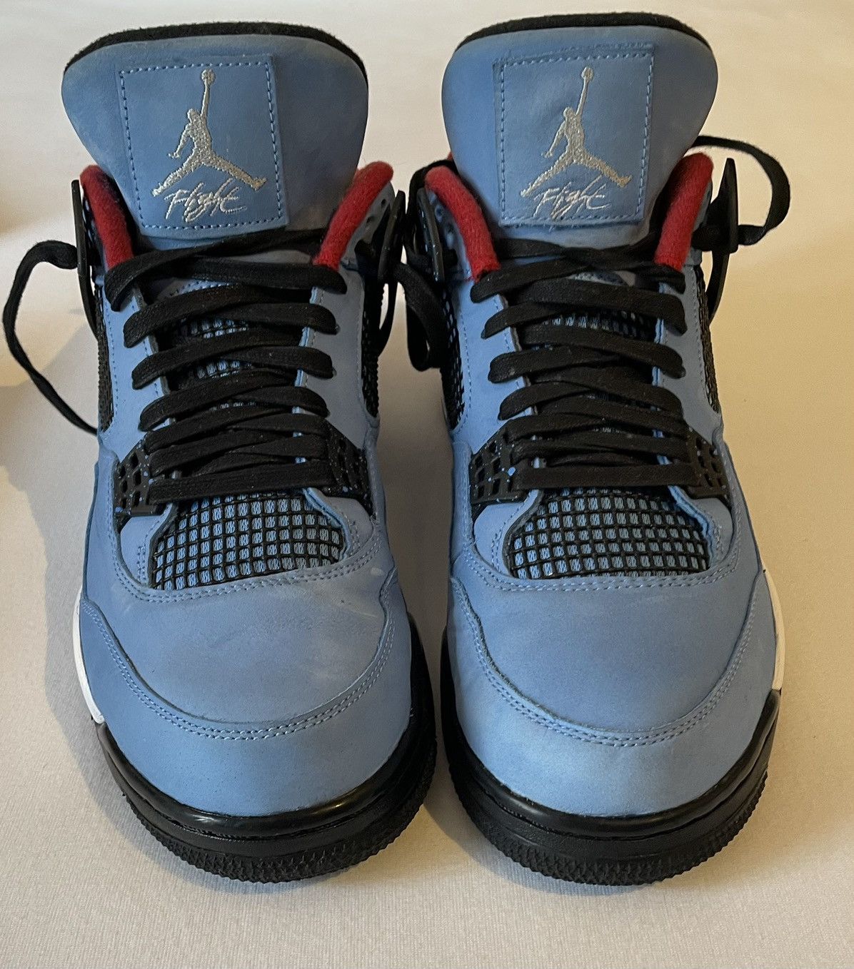 image of Jordan Brand 4 Retro Travis Scott Cactus Jack Shoes in Blue, Men's (Size 12)