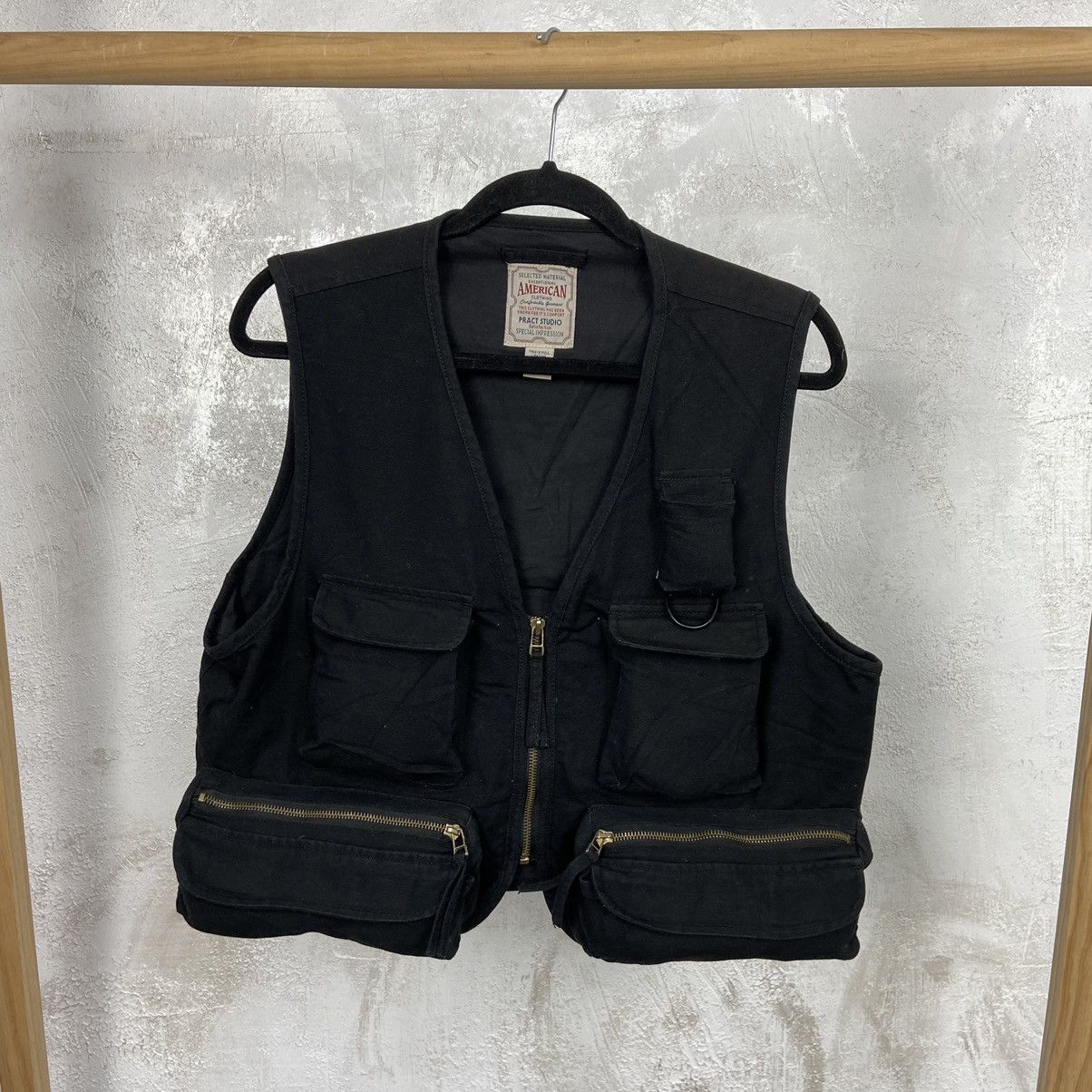 Japanese Brand BAGGY BONDAGE UTILITY HEAVY MULTIPOCKET VEST 1990s - № 2028 Size US M / EU 48-50 / 2 - 1 Thumbnail