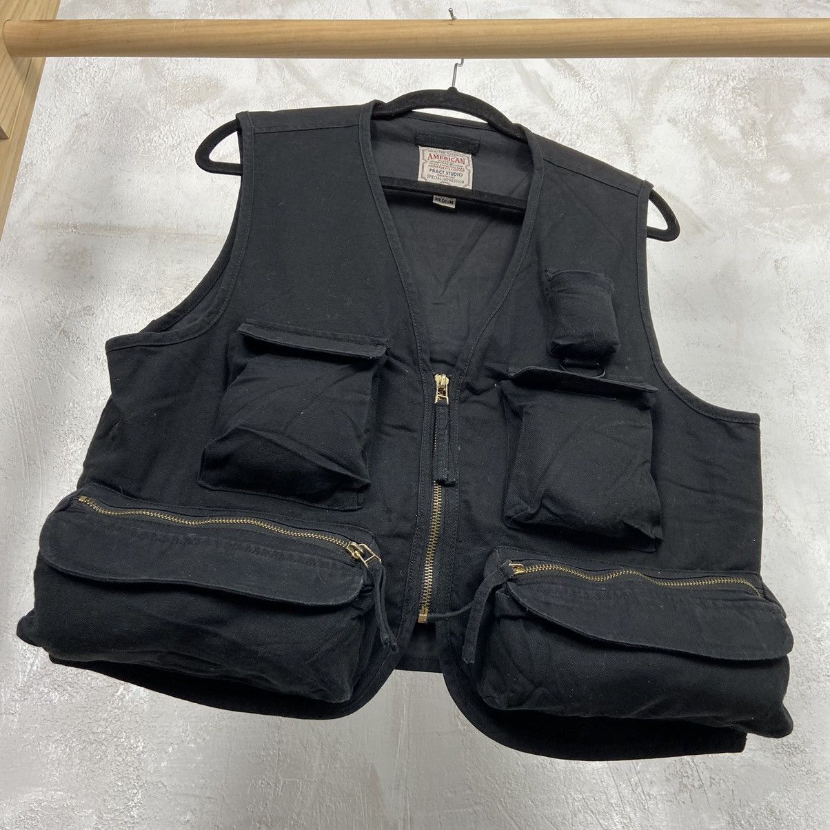 Japanese Brand BAGGY BONDAGE UTILITY HEAVY MULTIPOCKET VEST 1990s - № 2028 Size US M / EU 48-50 / 2 - 3 Thumbnail